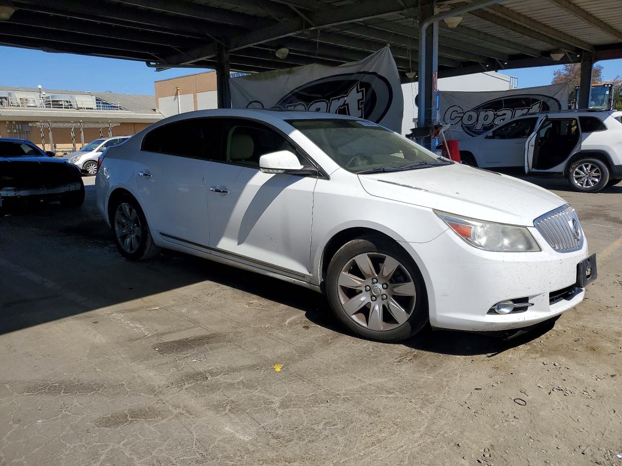 2012 Buick Lacrosse Premium White vin: 1G4GF5E3XCF199813