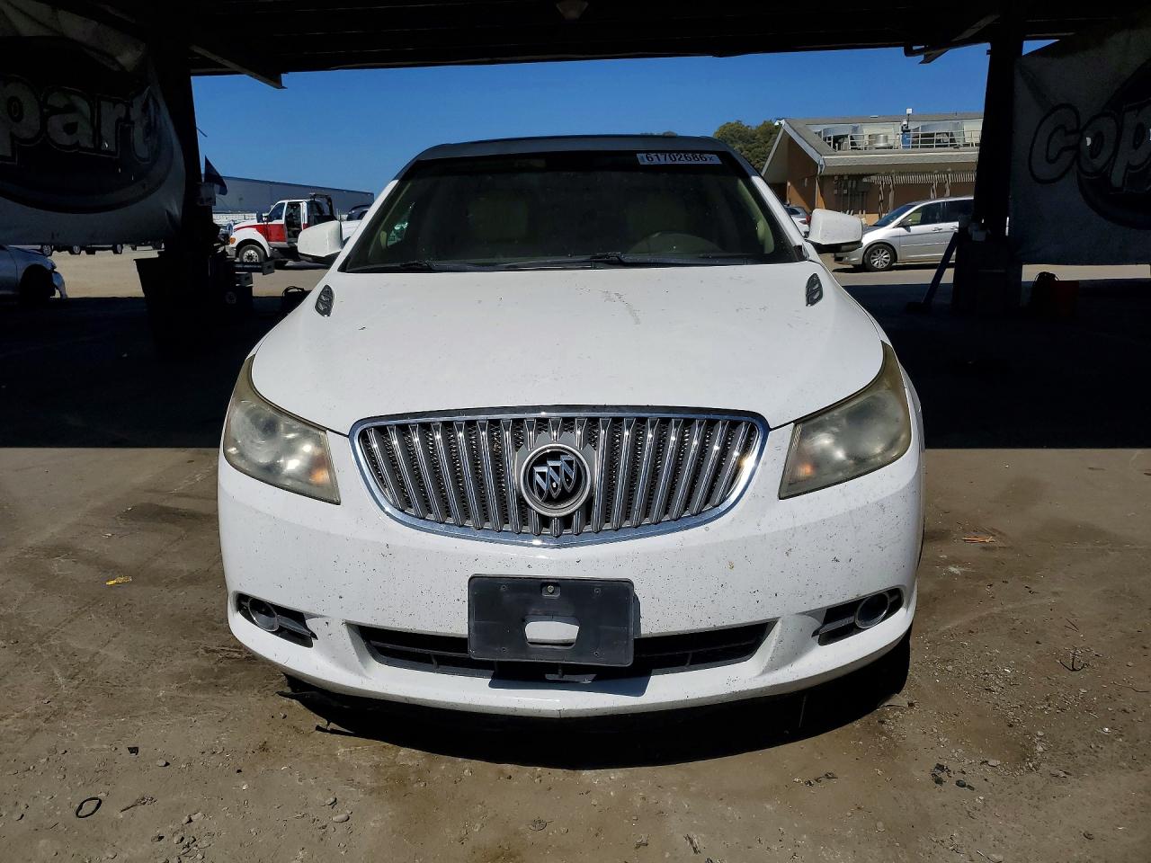 2012 Buick Lacrosse Premium White vin: 1G4GF5E3XCF199813