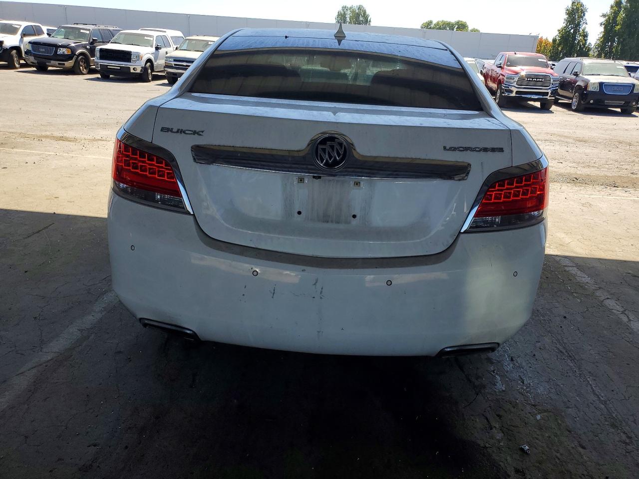 2012 Buick Lacrosse Premium White vin: 1G4GF5E3XCF199813