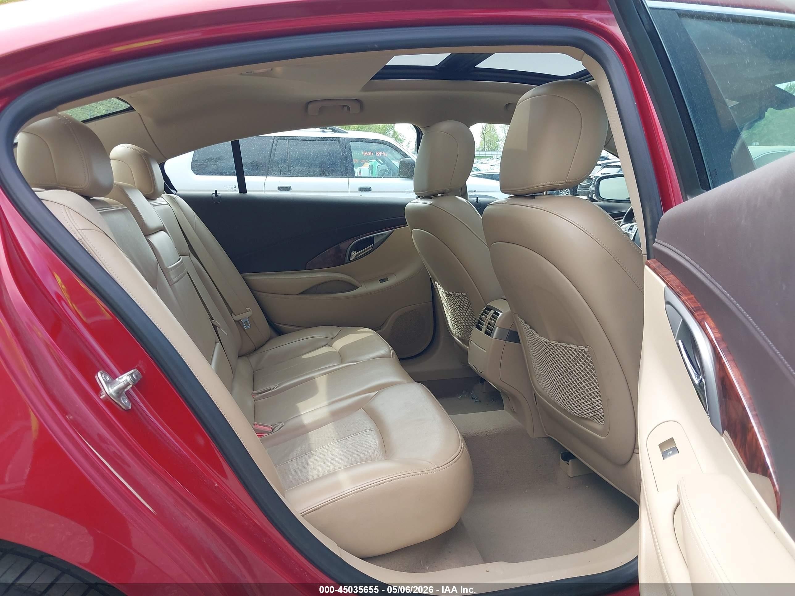 2013 Buick Lacrosse Premium 1 Group Red vin: 1G4GF5E3XDF257016