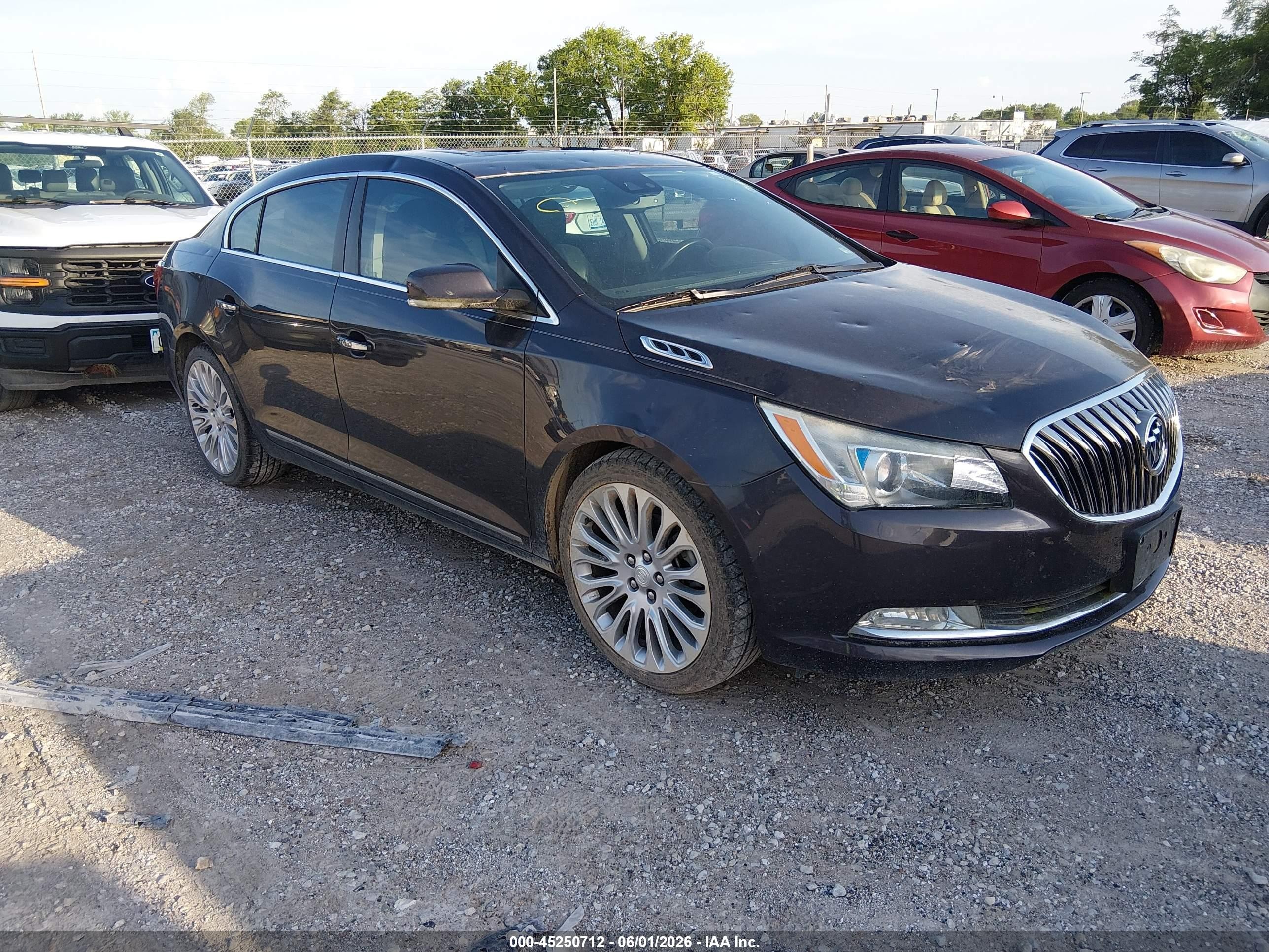 2014 Buick Lacrosse Premium Ii Group Gray vin: 1G4GF5G30EF102408