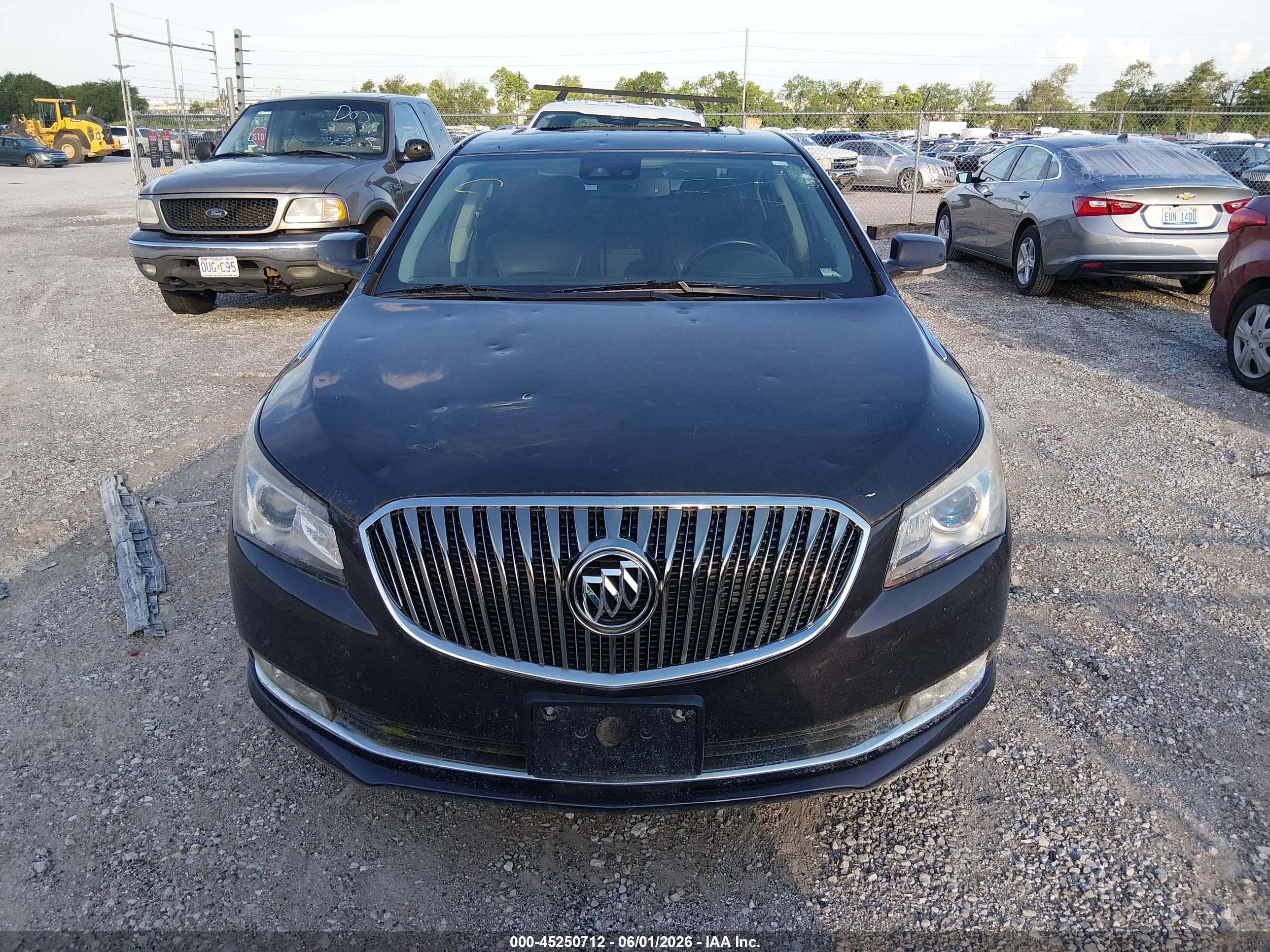 2014 Buick Lacrosse Premium Ii Group Gray vin: 1G4GF5G30EF102408