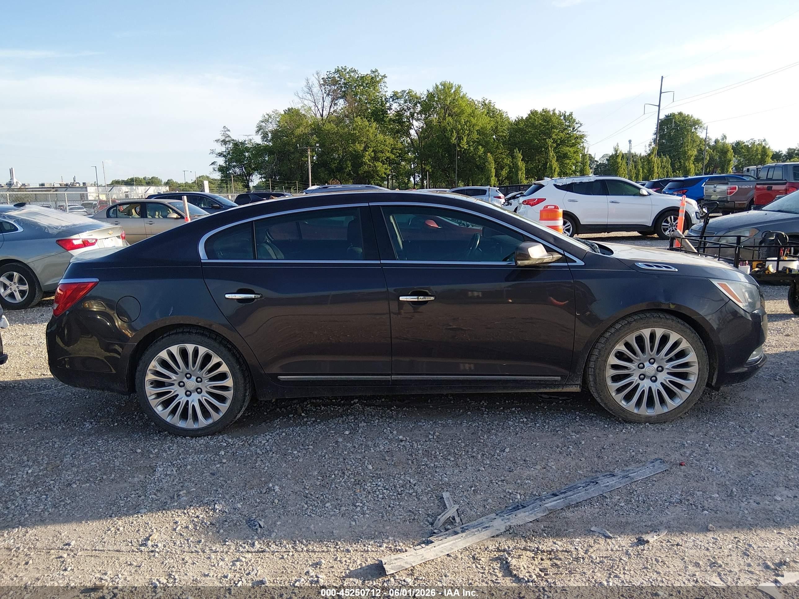 2014 Buick Lacrosse Premium Ii Group Gray vin: 1G4GF5G30EF102408