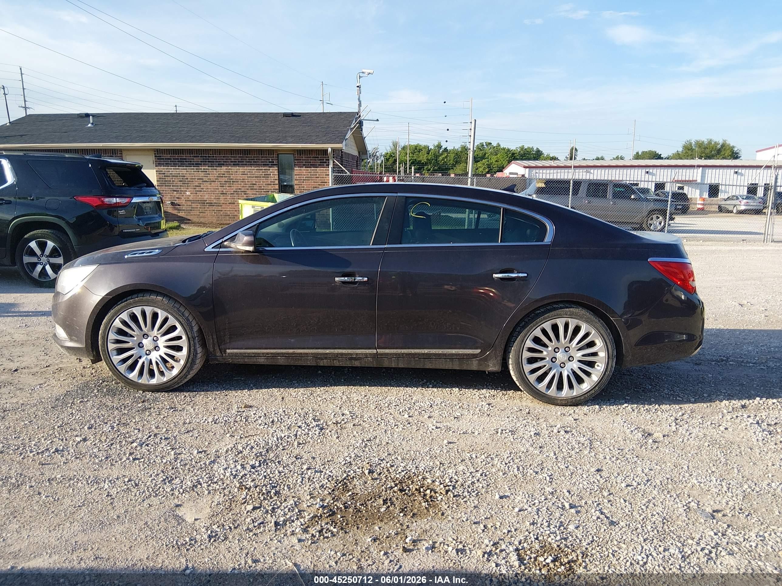 2014 Buick Lacrosse Premium Ii Group Gray vin: 1G4GF5G30EF102408