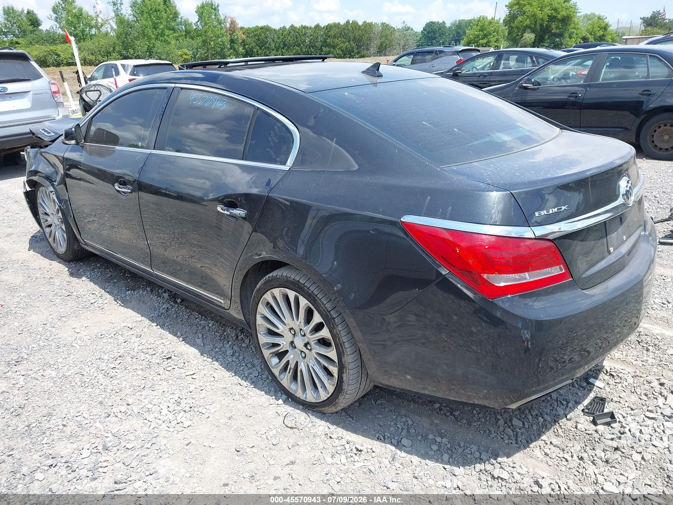 2014 Buick Lacrosse Premium Ii Group Black vin: 1G4GF5G30EF251854