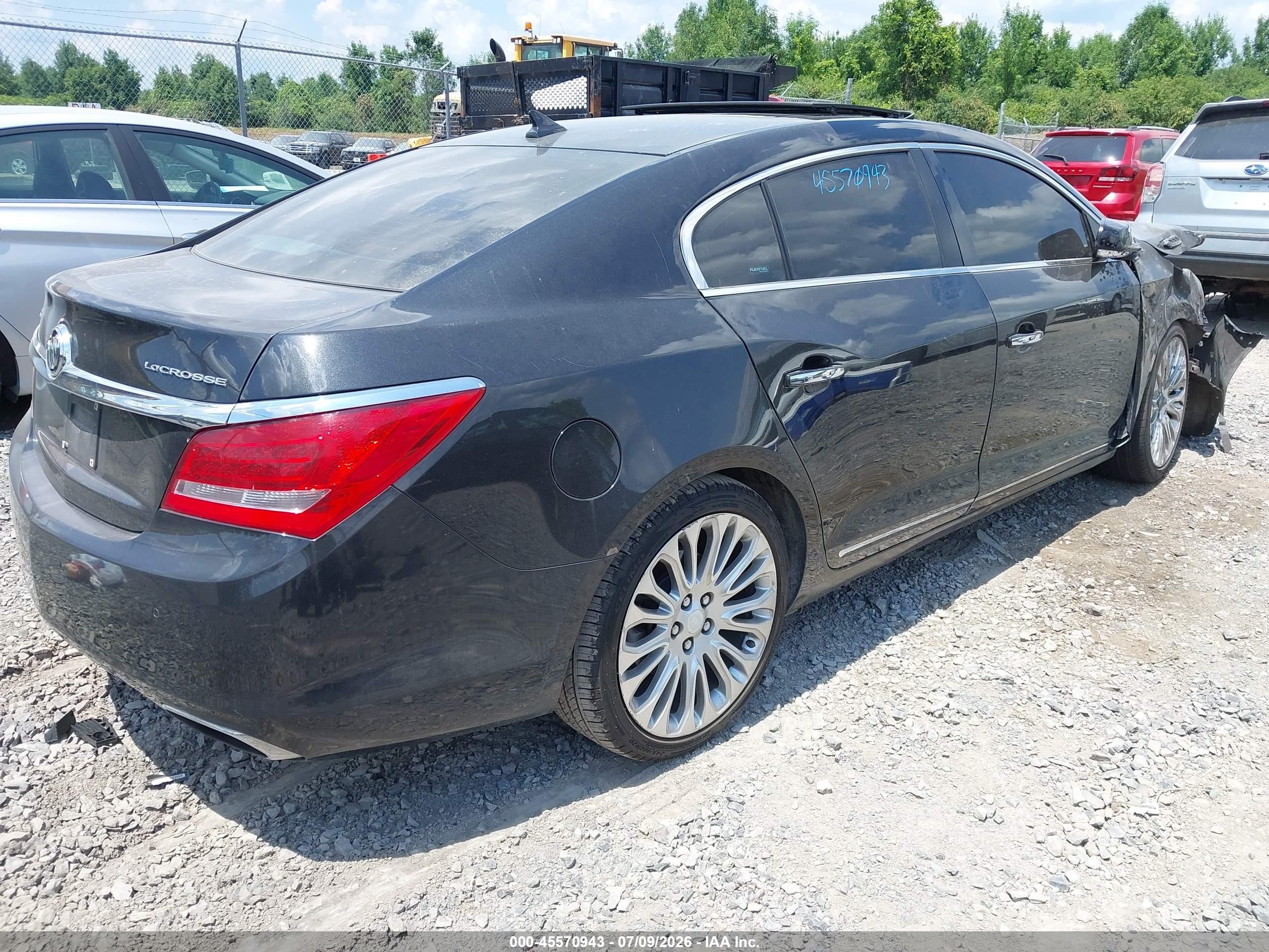 2014 Buick Lacrosse Premium Ii Group Black vin: 1G4GF5G30EF251854