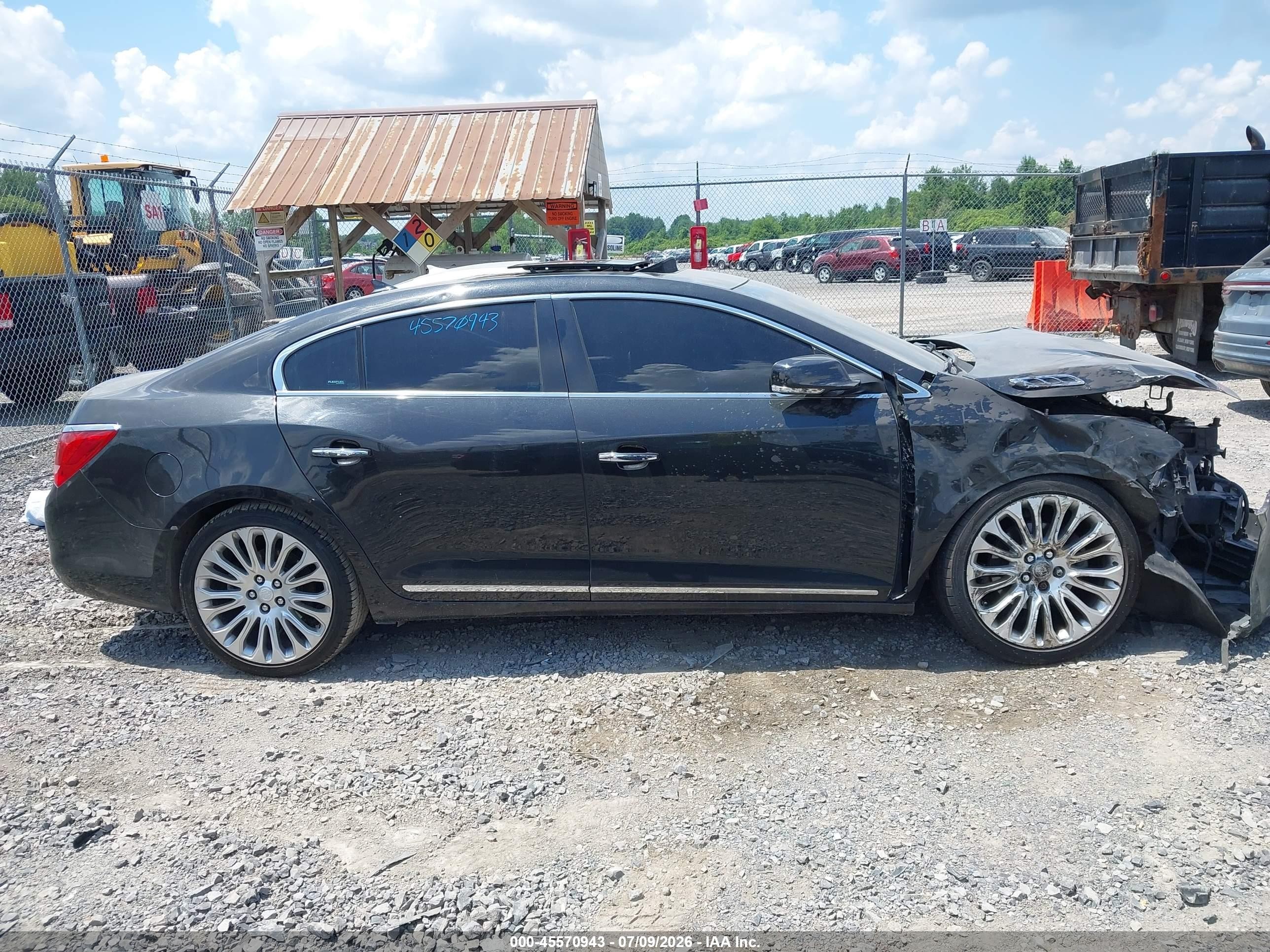 2014 Buick Lacrosse Premium Ii Group Black vin: 1G4GF5G30EF251854