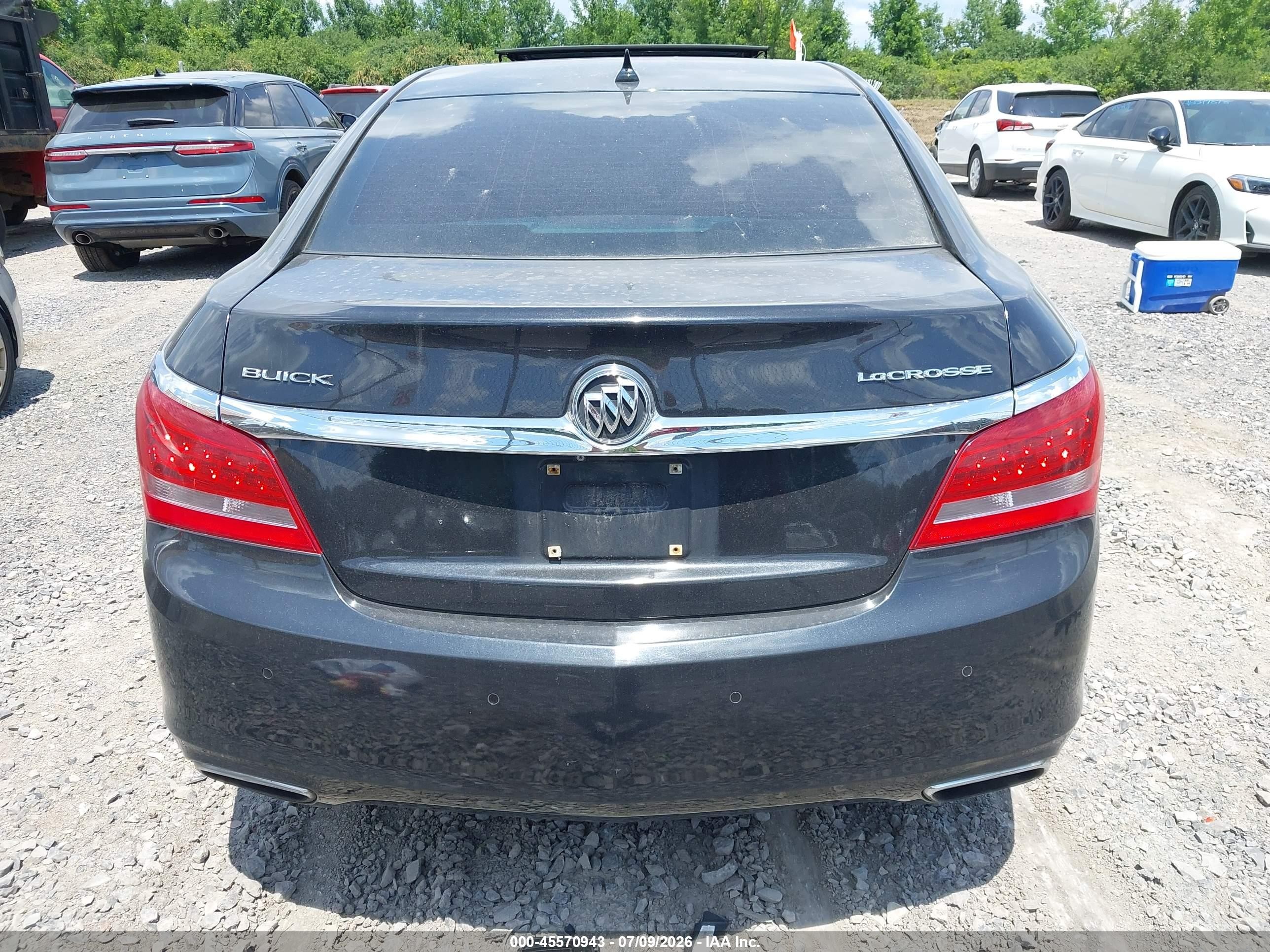2014 Buick Lacrosse Premium Ii Group Black vin: 1G4GF5G30EF251854