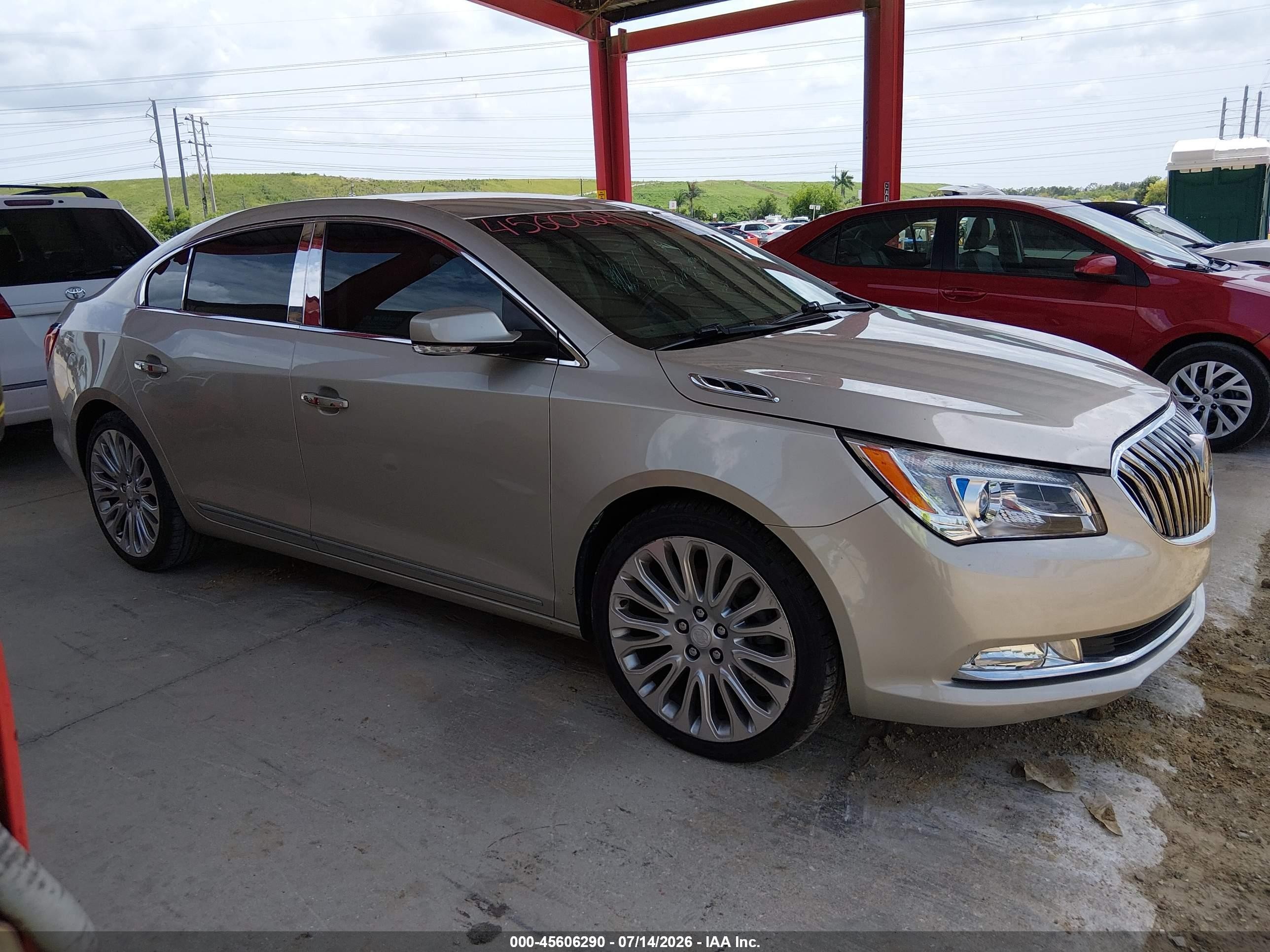 2015 Buick Lacrosse Premium Ii Champagne vin: 1G4GF5G30FF251421