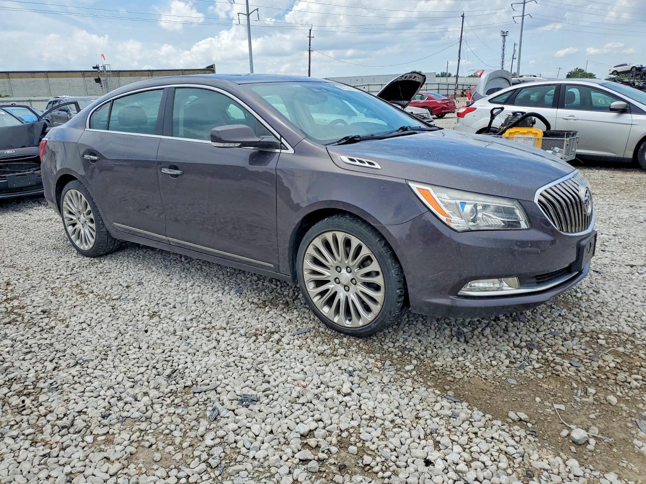 2015 Buick Lacrosse Premium Gray vin: 1G4GF5G30FF261222