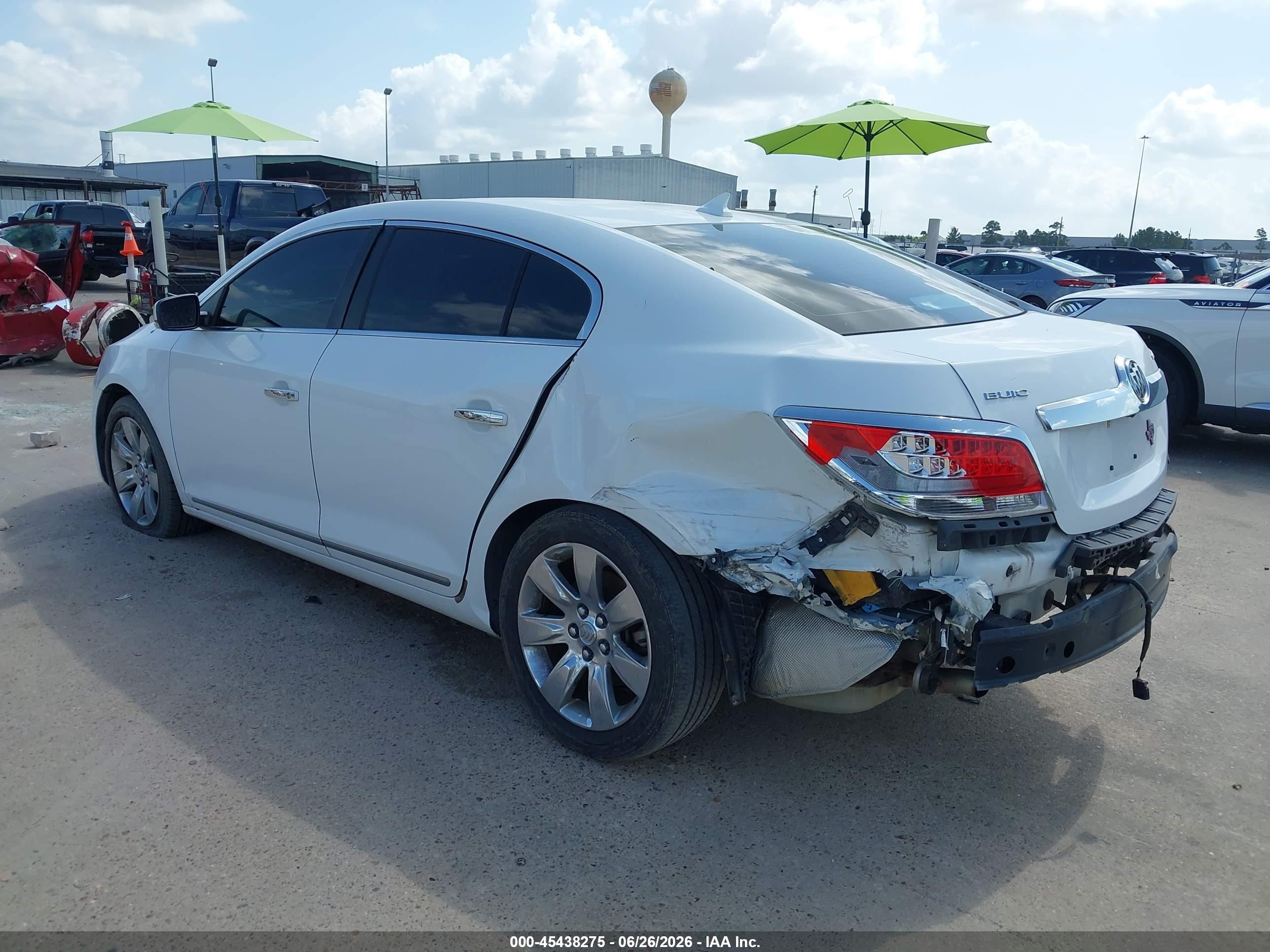 2013 Buick Lacrosse Premium 1 Group Белый vin: 1G4GF5G31DF335695