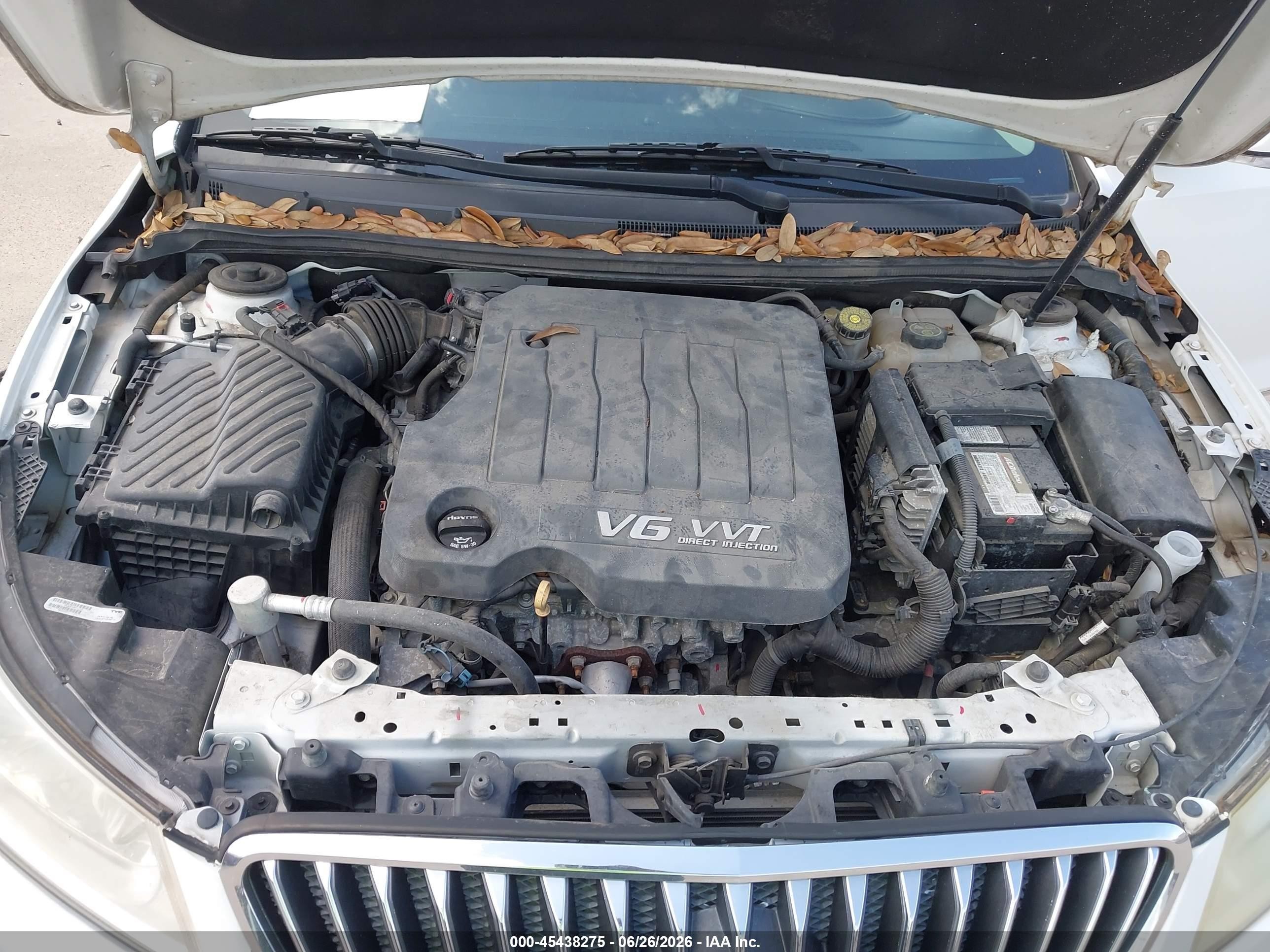 2013 Buick Lacrosse Premium 1 Group Белый vin: 1G4GF5G31DF335695