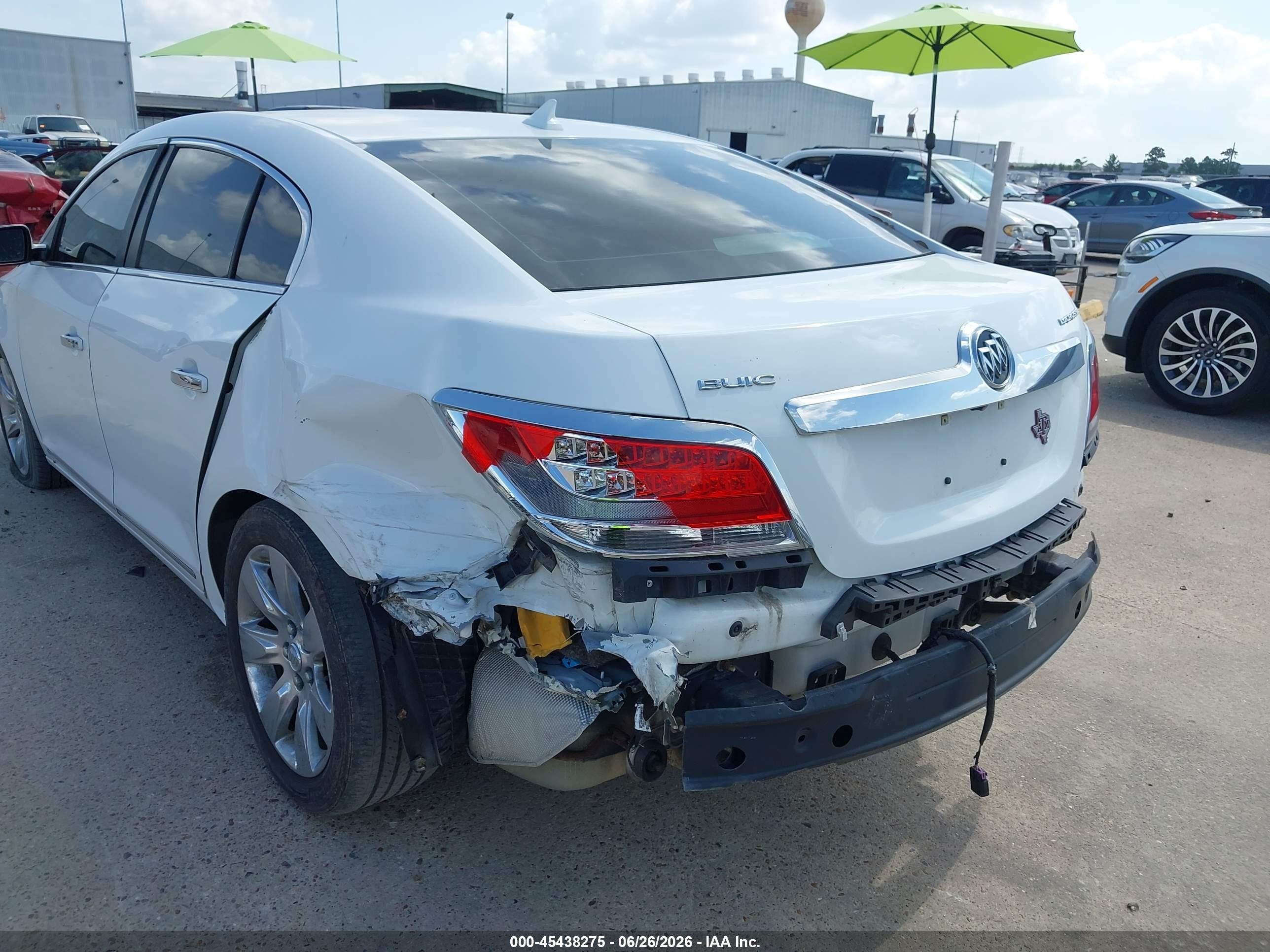 2013 Buick Lacrosse Premium 1 Group Белый vin: 1G4GF5G31DF335695