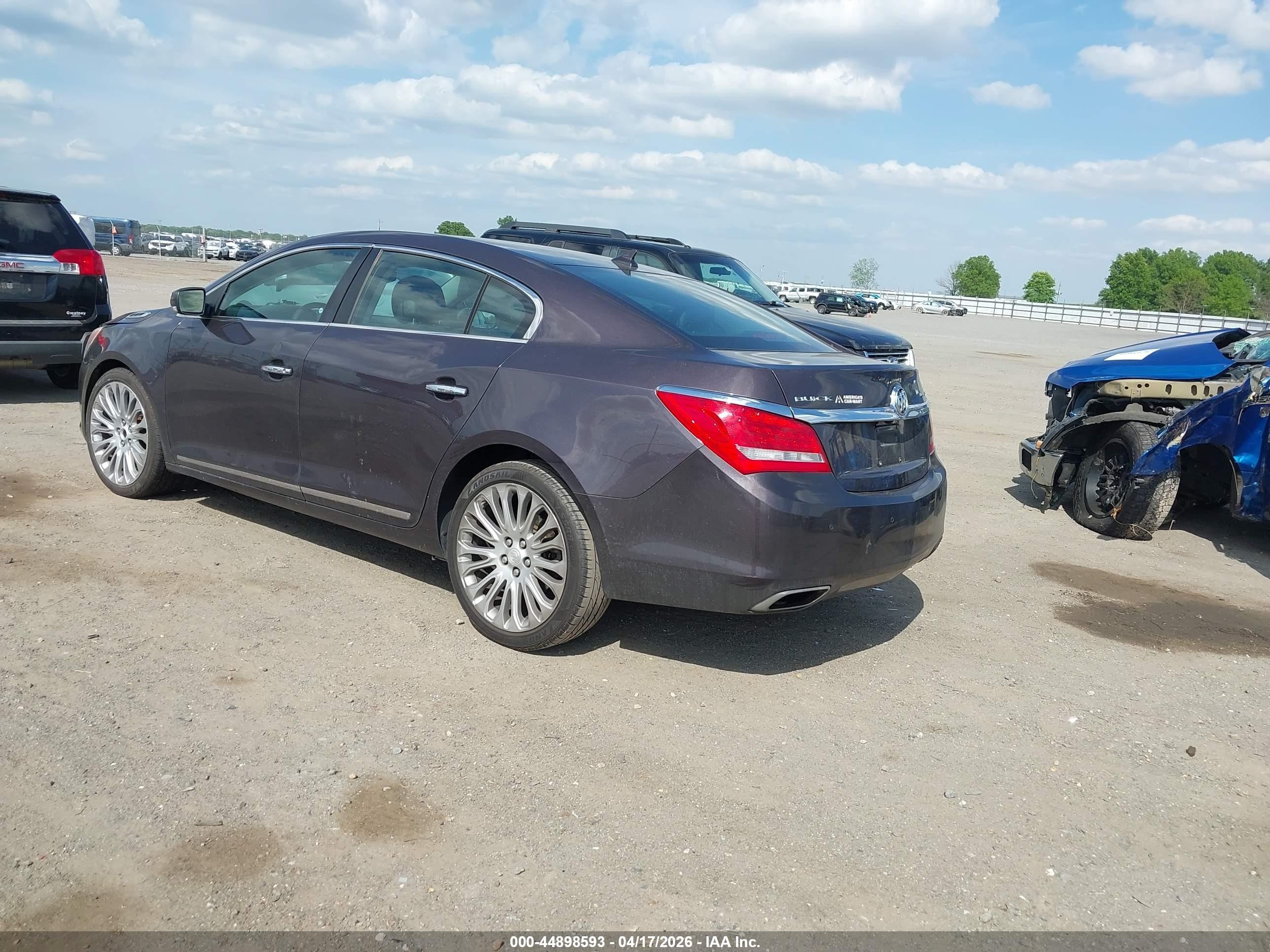 2014 Buick Lacrosse Premium Ii Group Gray vin: 1G4GF5G31EF111120