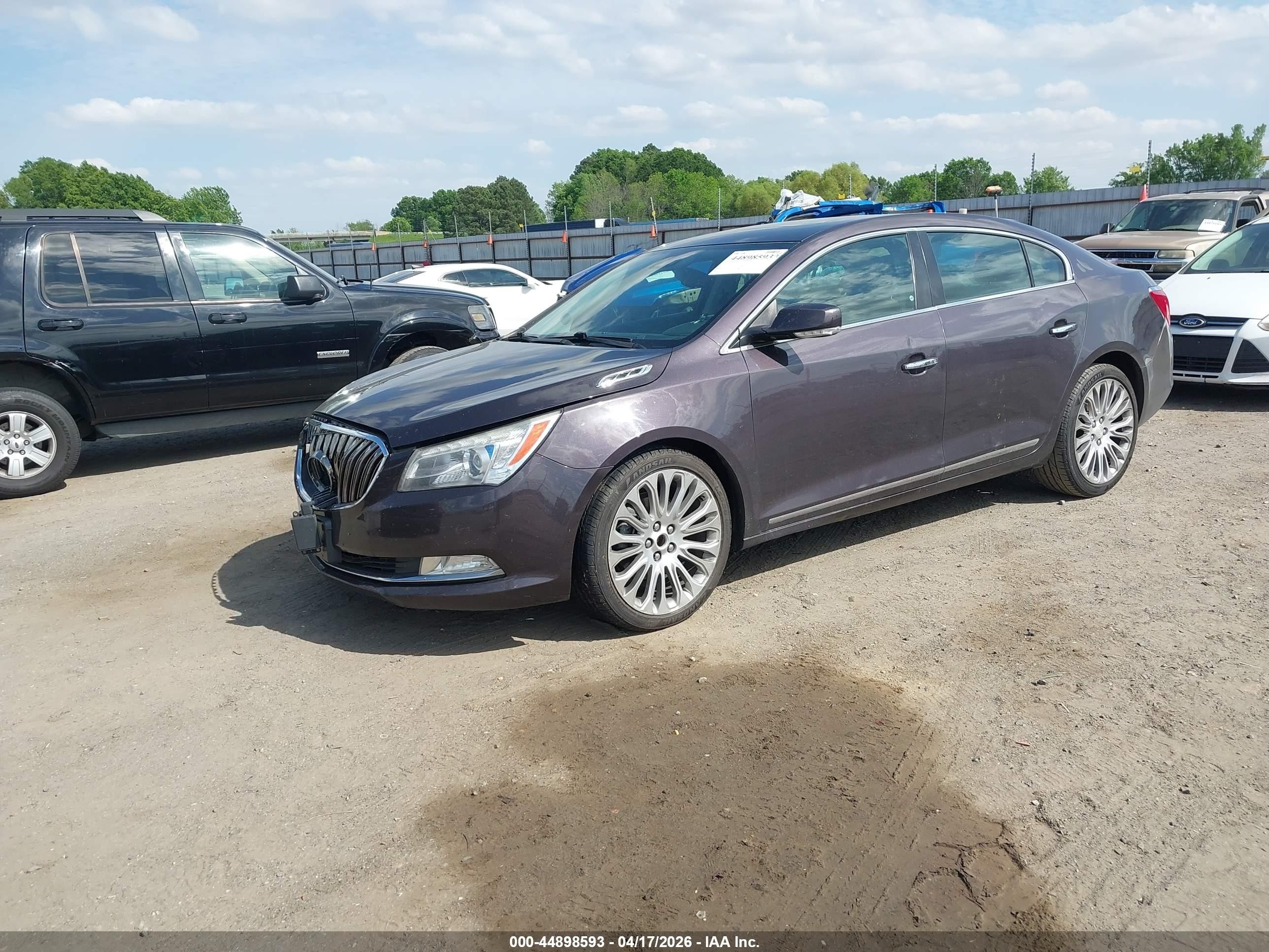 2014 Buick Lacrosse Premium Ii Group Gray vin: 1G4GF5G31EF111120