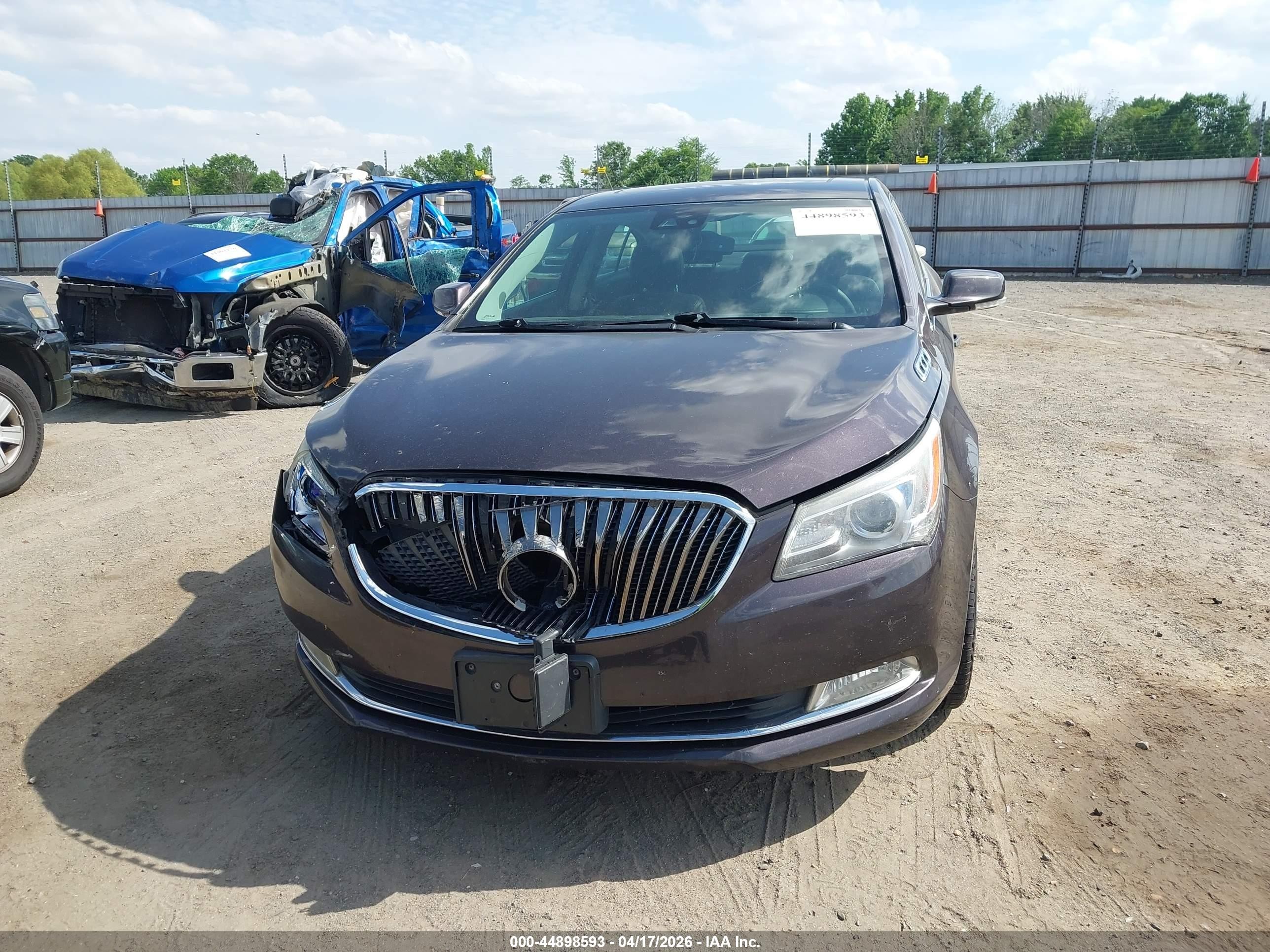 2014 Buick Lacrosse Premium Ii Group Gray vin: 1G4GF5G31EF111120