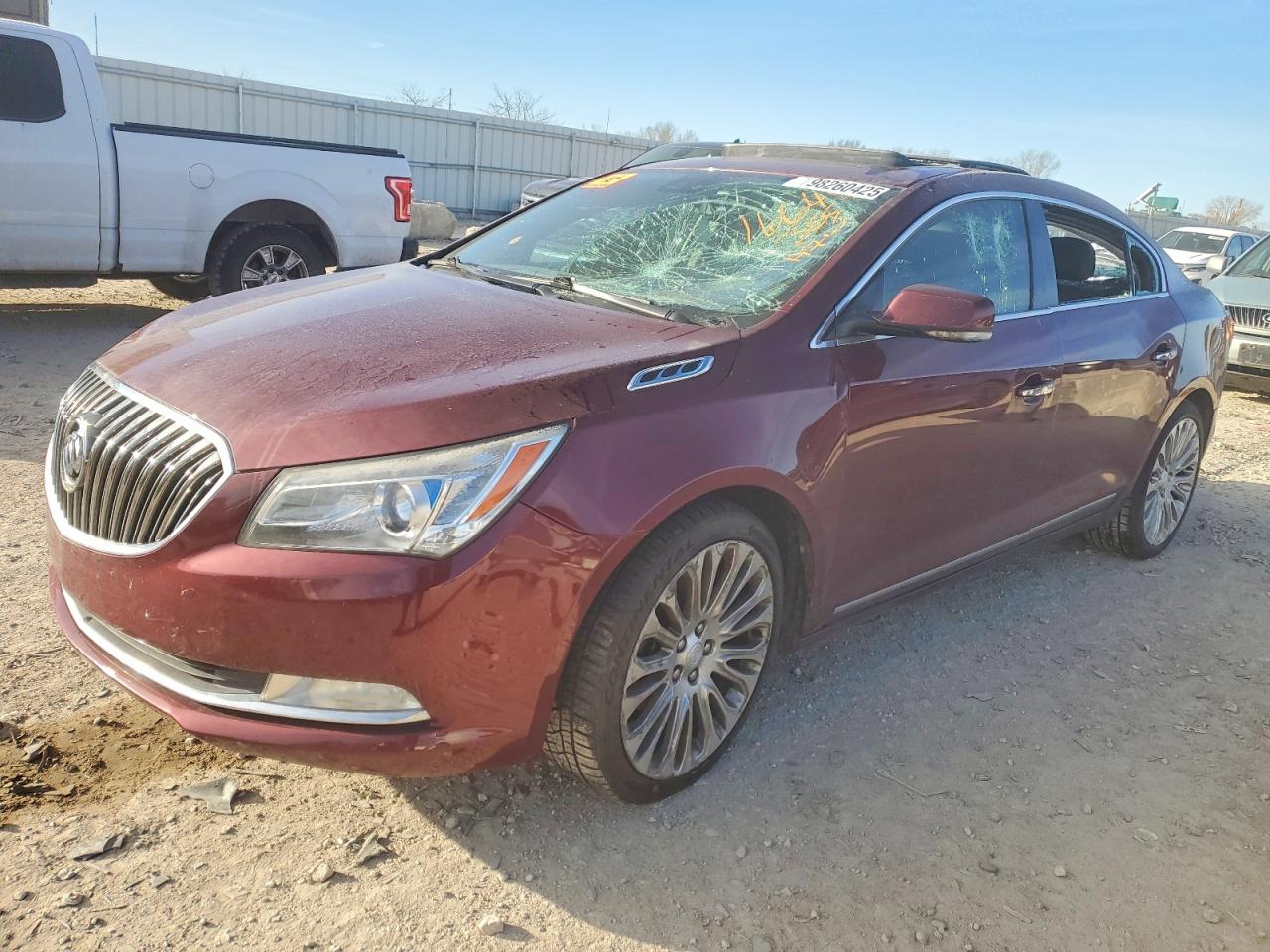 2014 Buick Lacrosse Touring Red vin: 1G4GF5G31EF241933