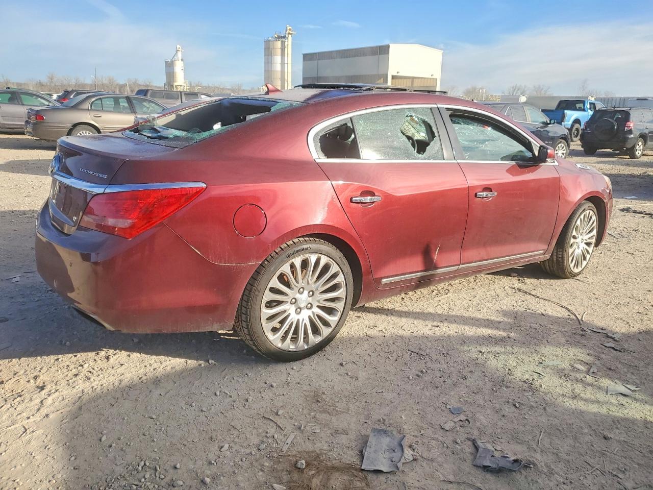 2014 Buick Lacrosse Touring Red vin: 1G4GF5G31EF241933