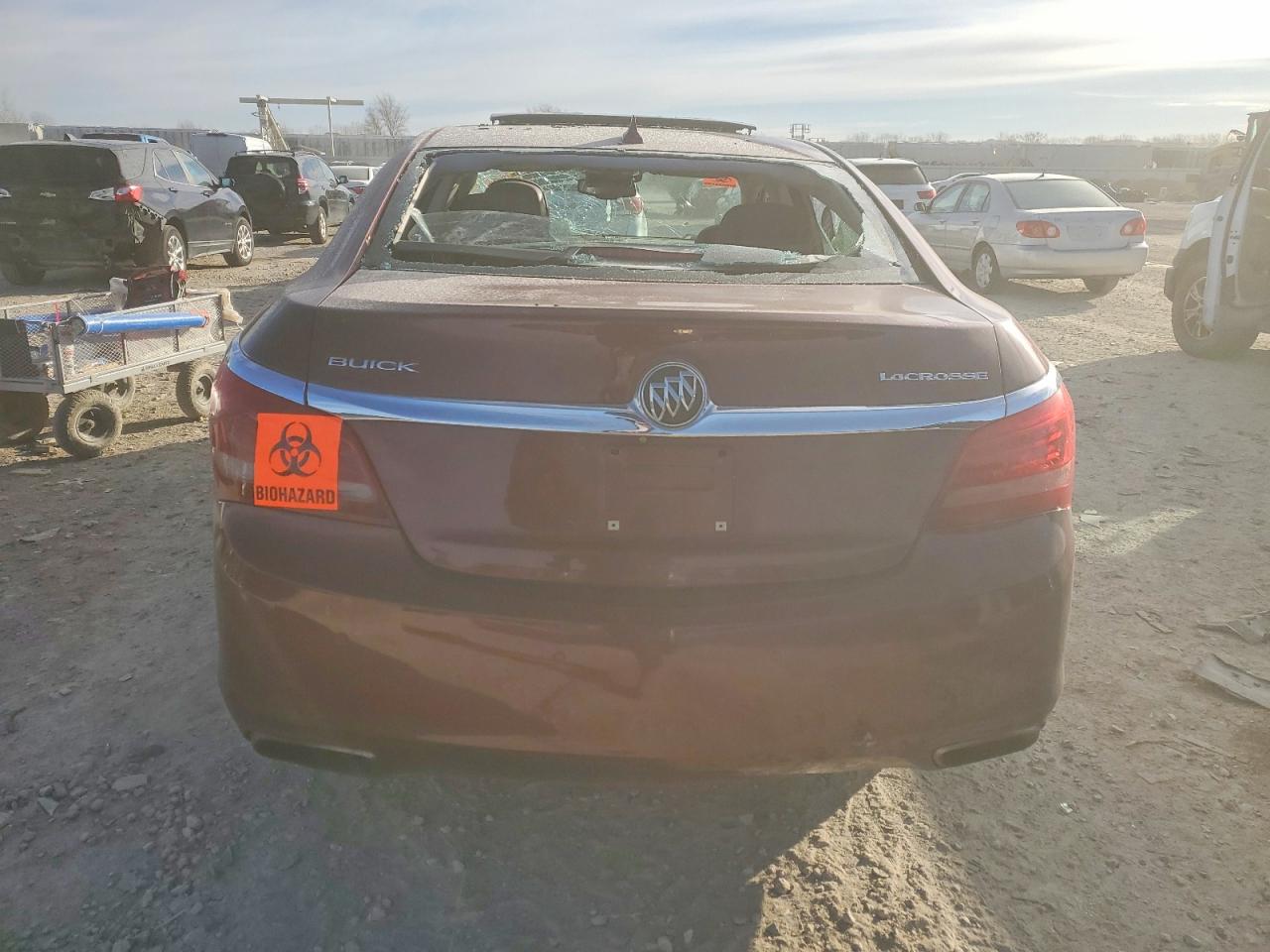 2014 Buick Lacrosse Touring Red vin: 1G4GF5G31EF241933
