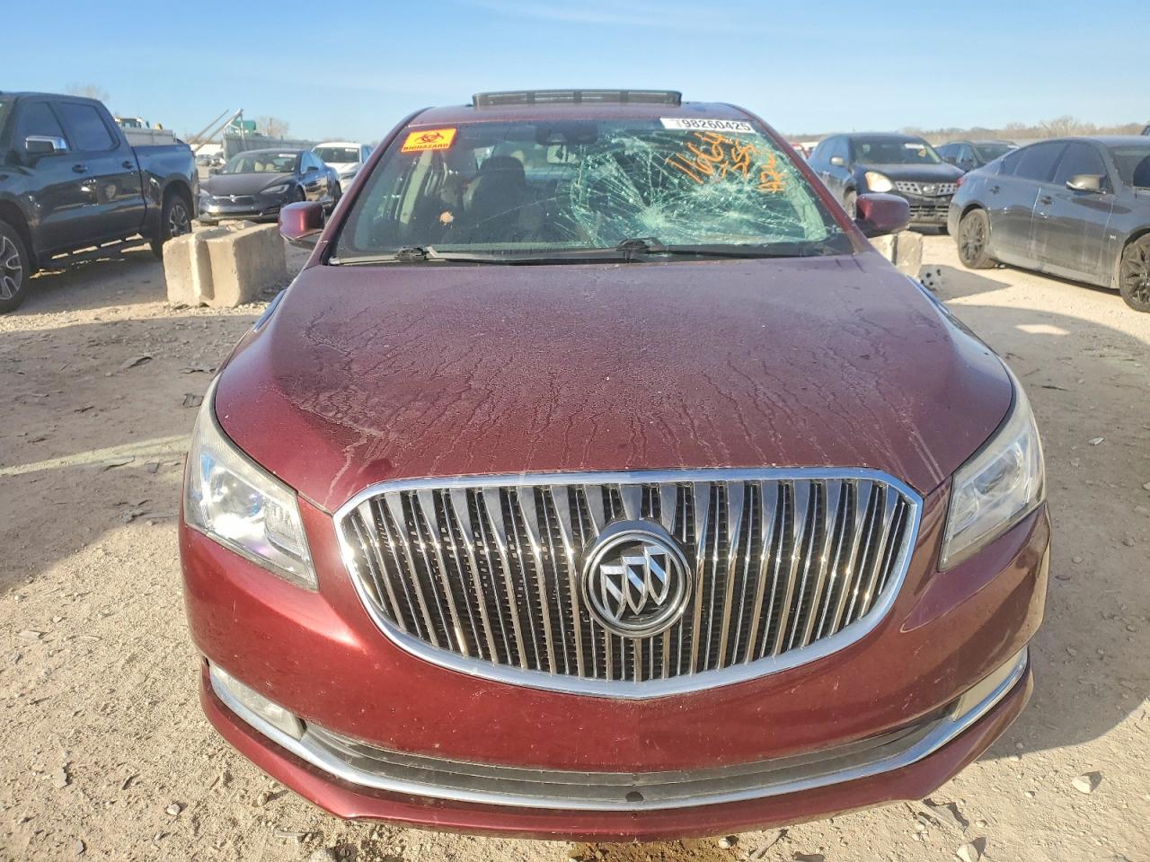 2014 Buick Lacrosse Touring Red vin: 1G4GF5G31EF241933
