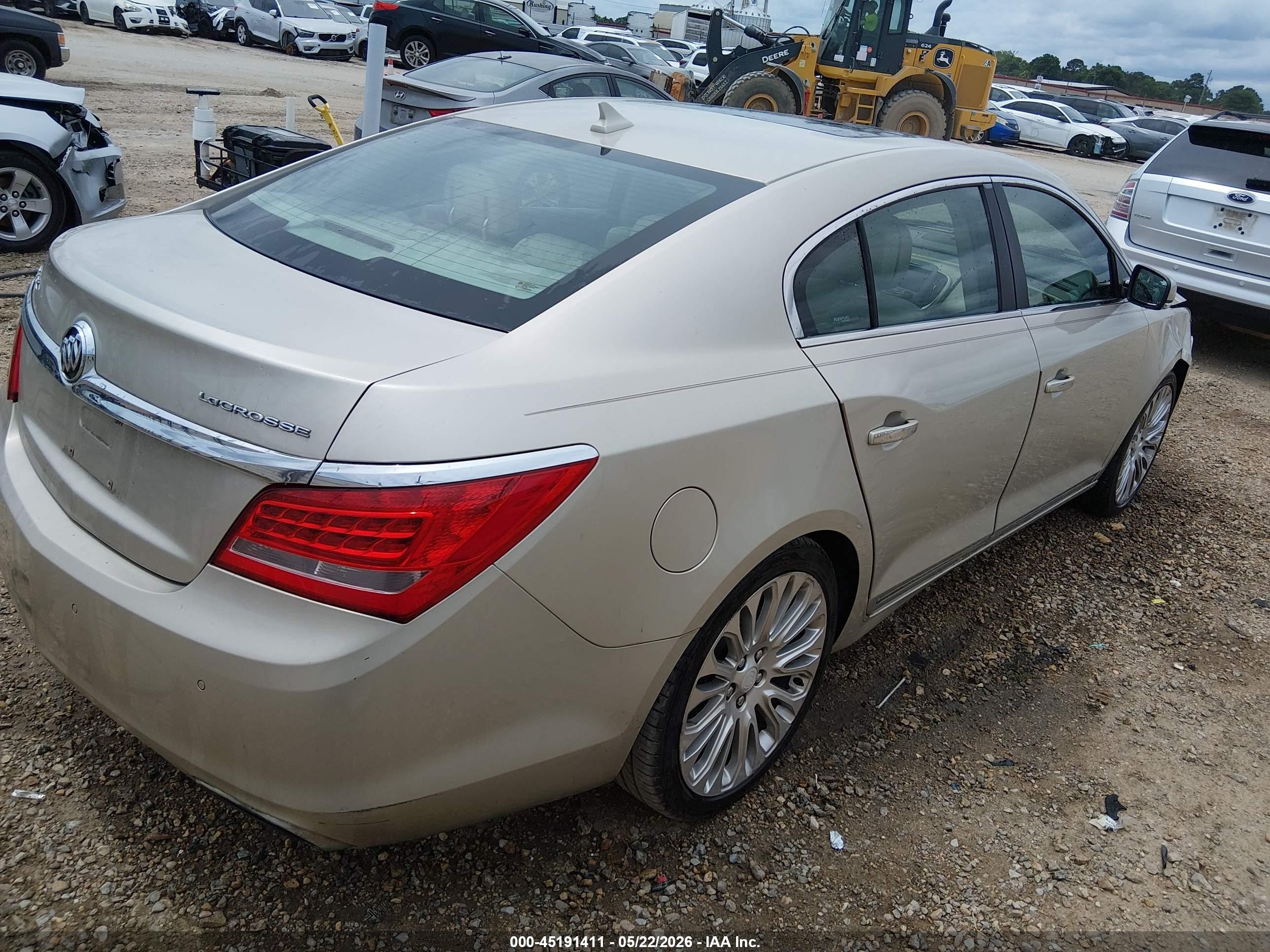 2014 Buick Lacrosse Premium Ii Group Tan vin: 1G4GF5G32EF225238