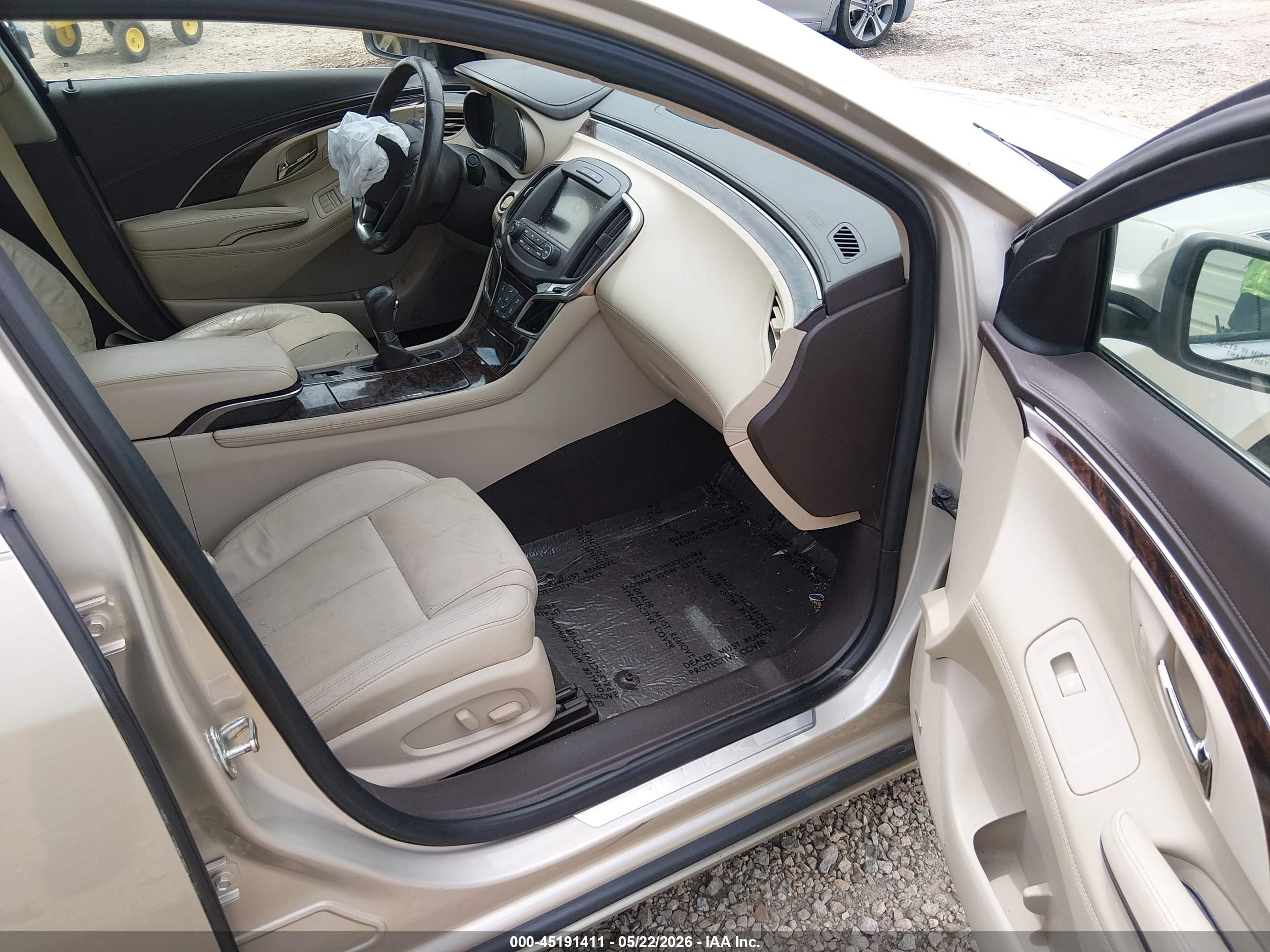 2014 Buick Lacrosse Premium Ii Group Tan vin: 1G4GF5G32EF225238