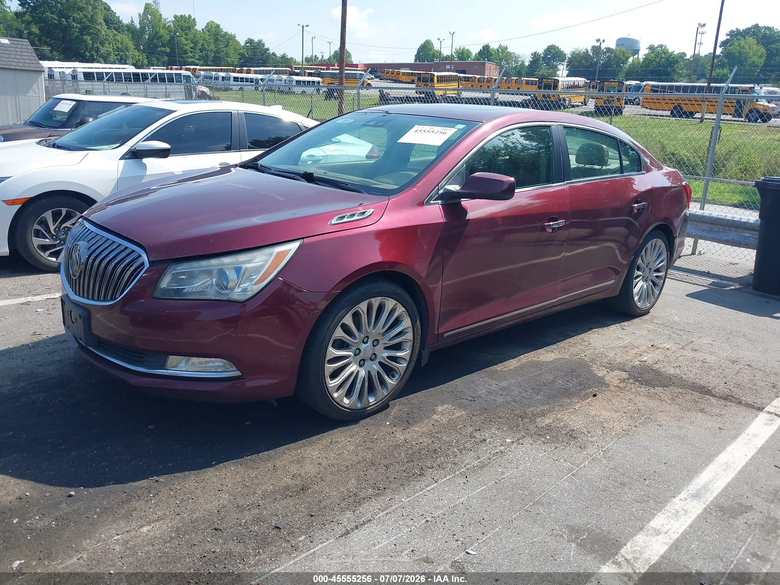 2014 Buick Lacrosse Premium Ii Group Бордовый vin: 1G4GF5G32EF239558