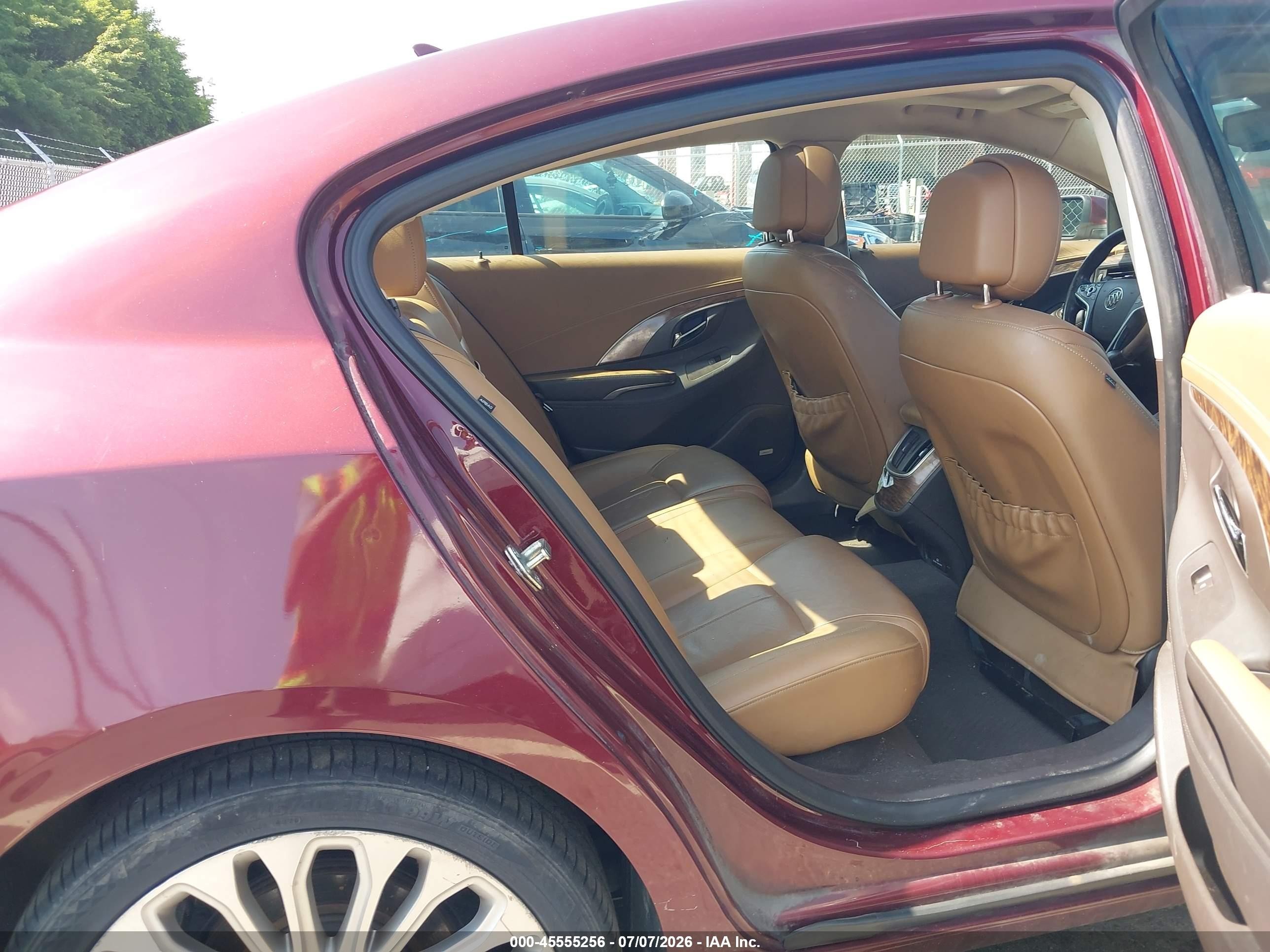 2014 Buick Lacrosse Premium Ii Group Бордовый vin: 1G4GF5G32EF239558