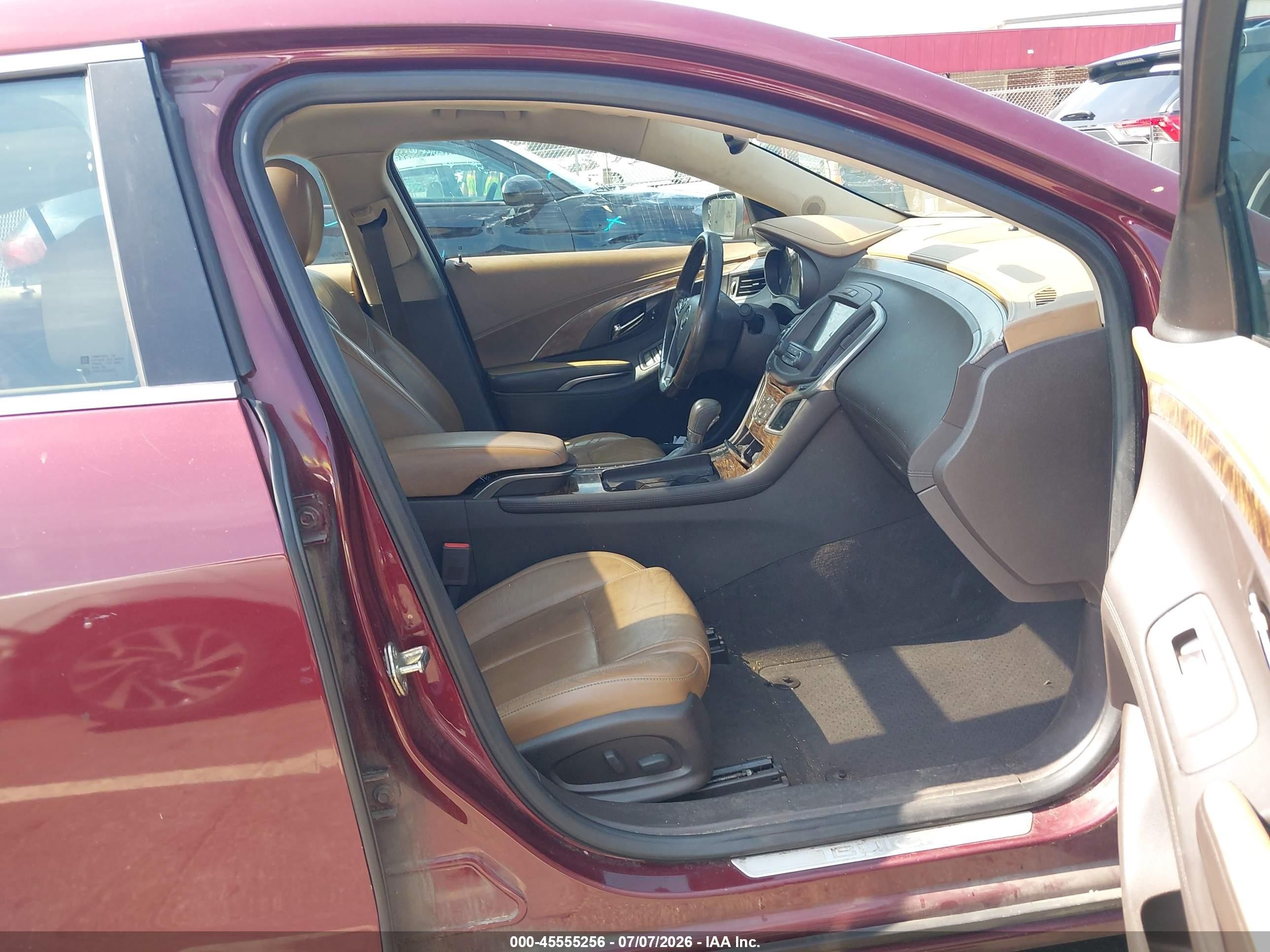 2014 Buick Lacrosse Premium Ii Group Бордовый vin: 1G4GF5G32EF239558