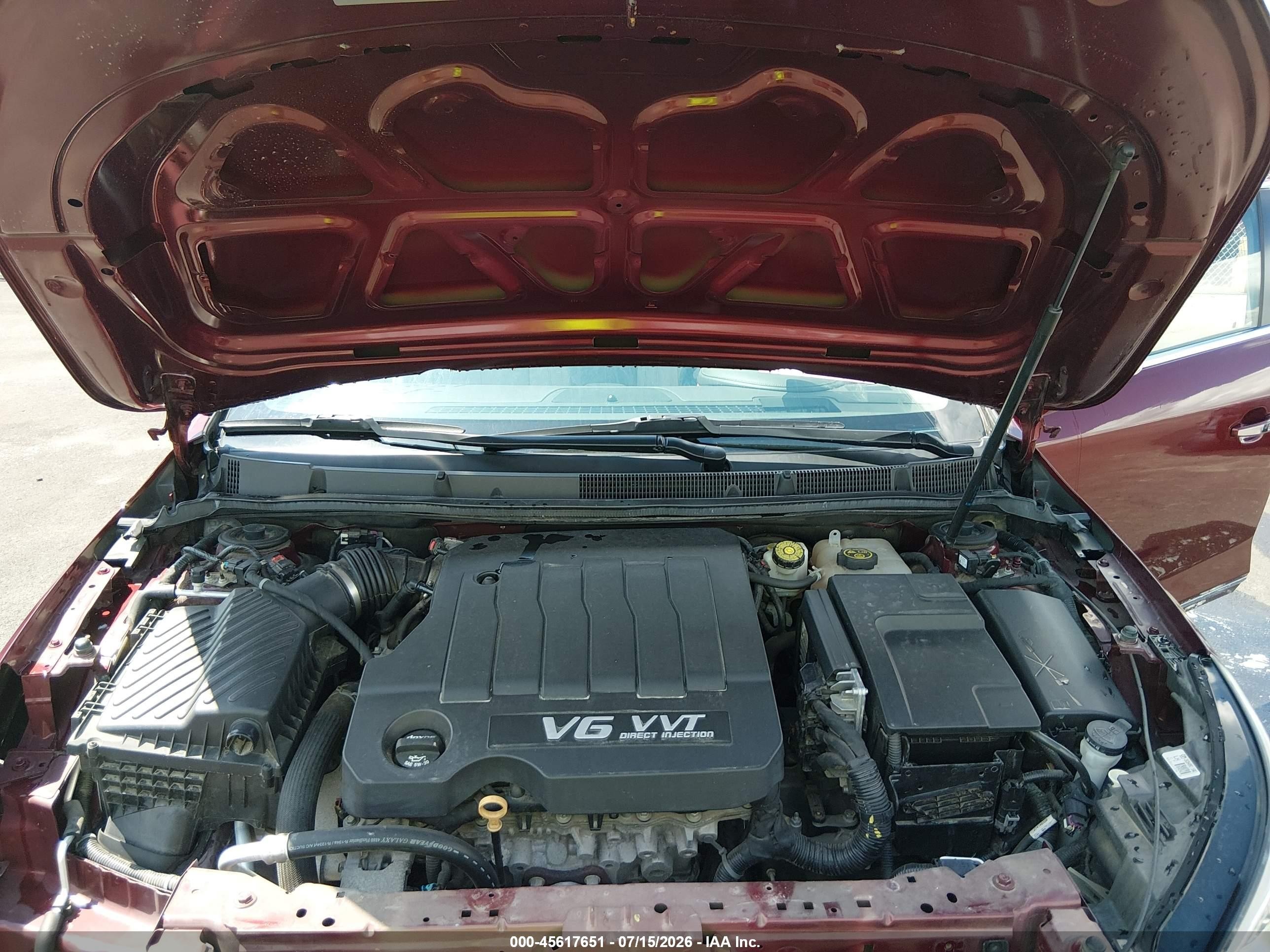 2015 Buick Lacrosse Premium Ii Maroon vin: 1G4GF5G32FF139686