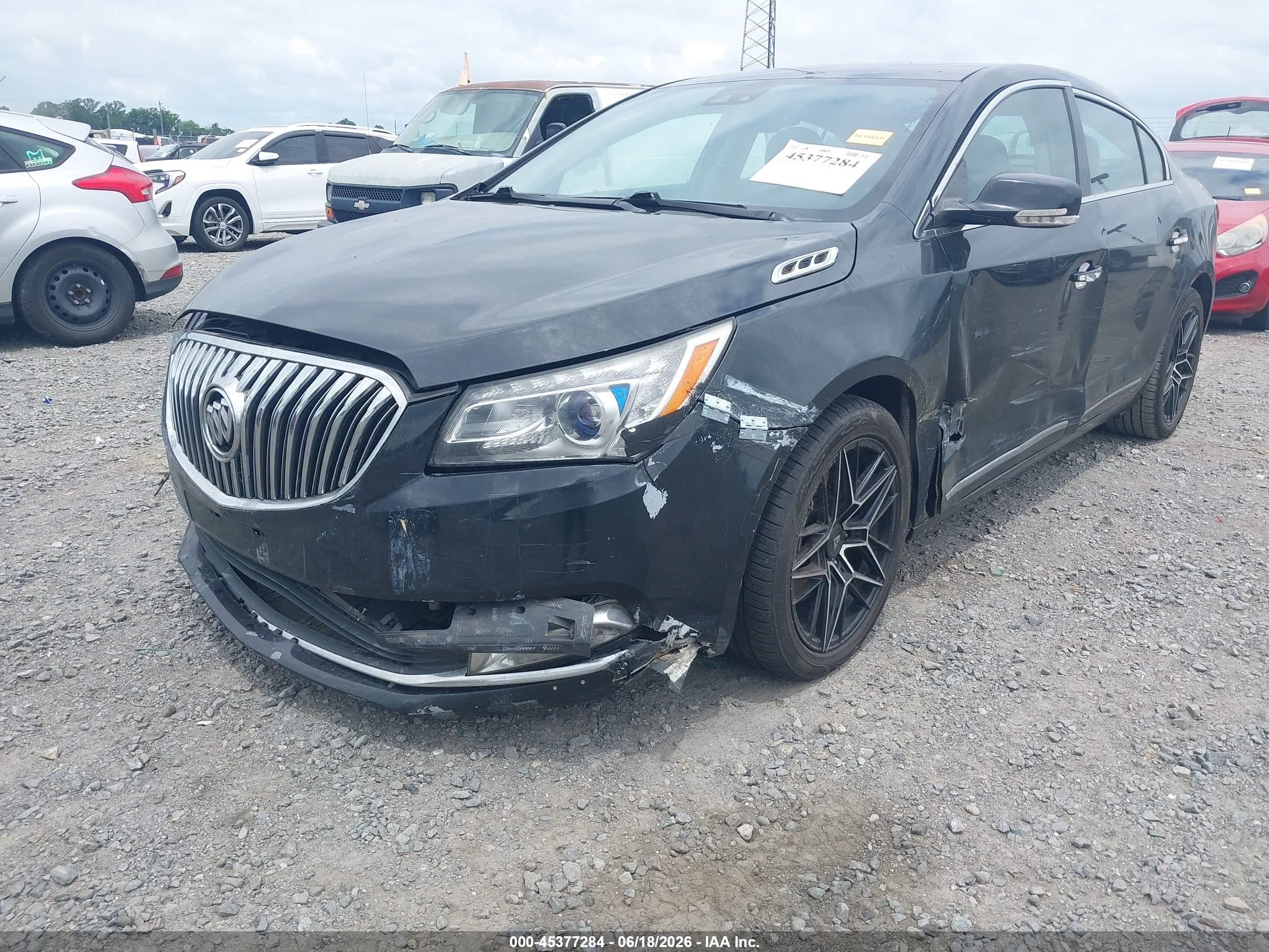 2014 Buick Lacrosse Premium Ii Group Black vin: 1G4GF5G33EF163235