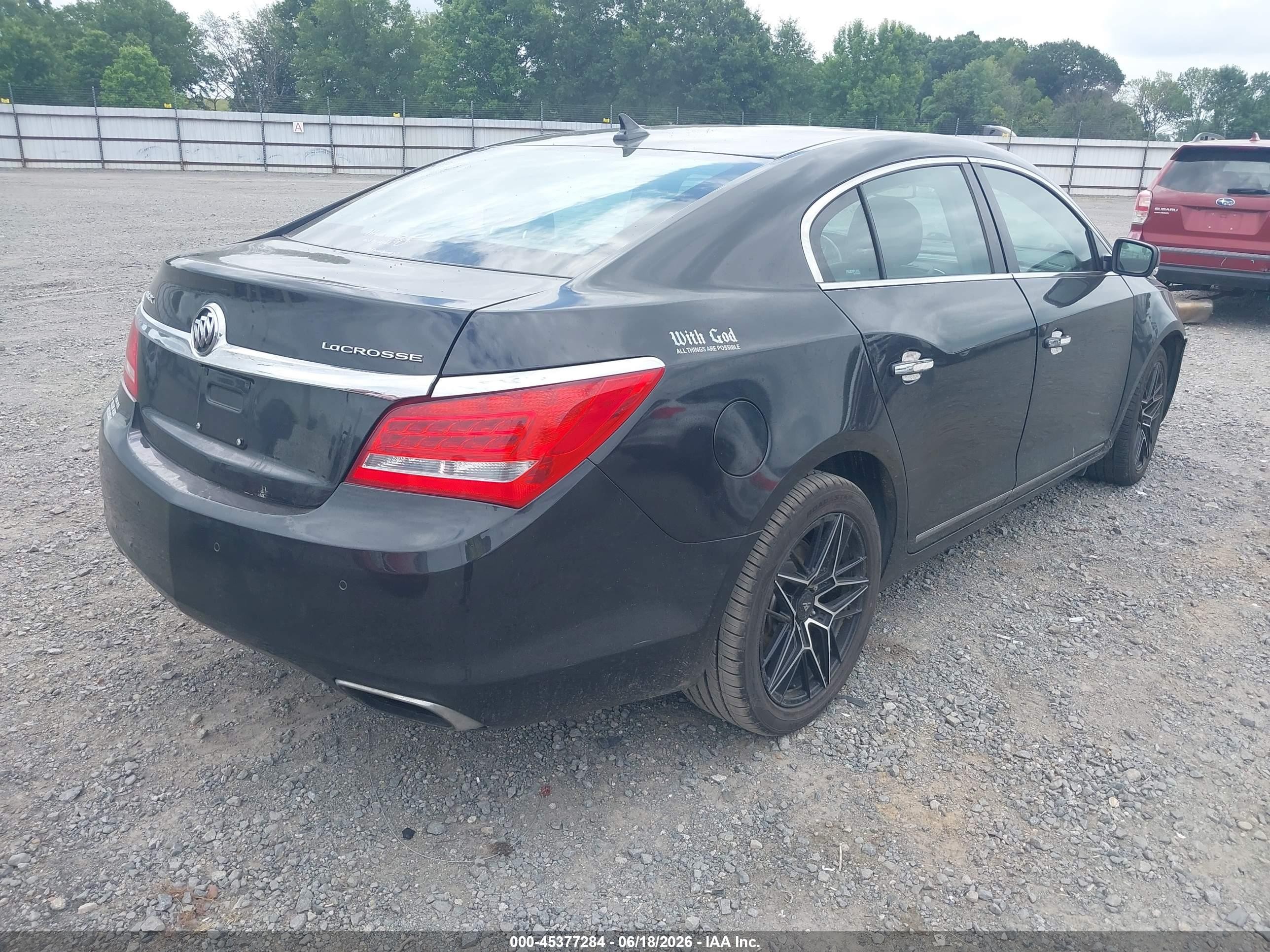 2014 Buick Lacrosse Premium Ii Group Black vin: 1G4GF5G33EF163235