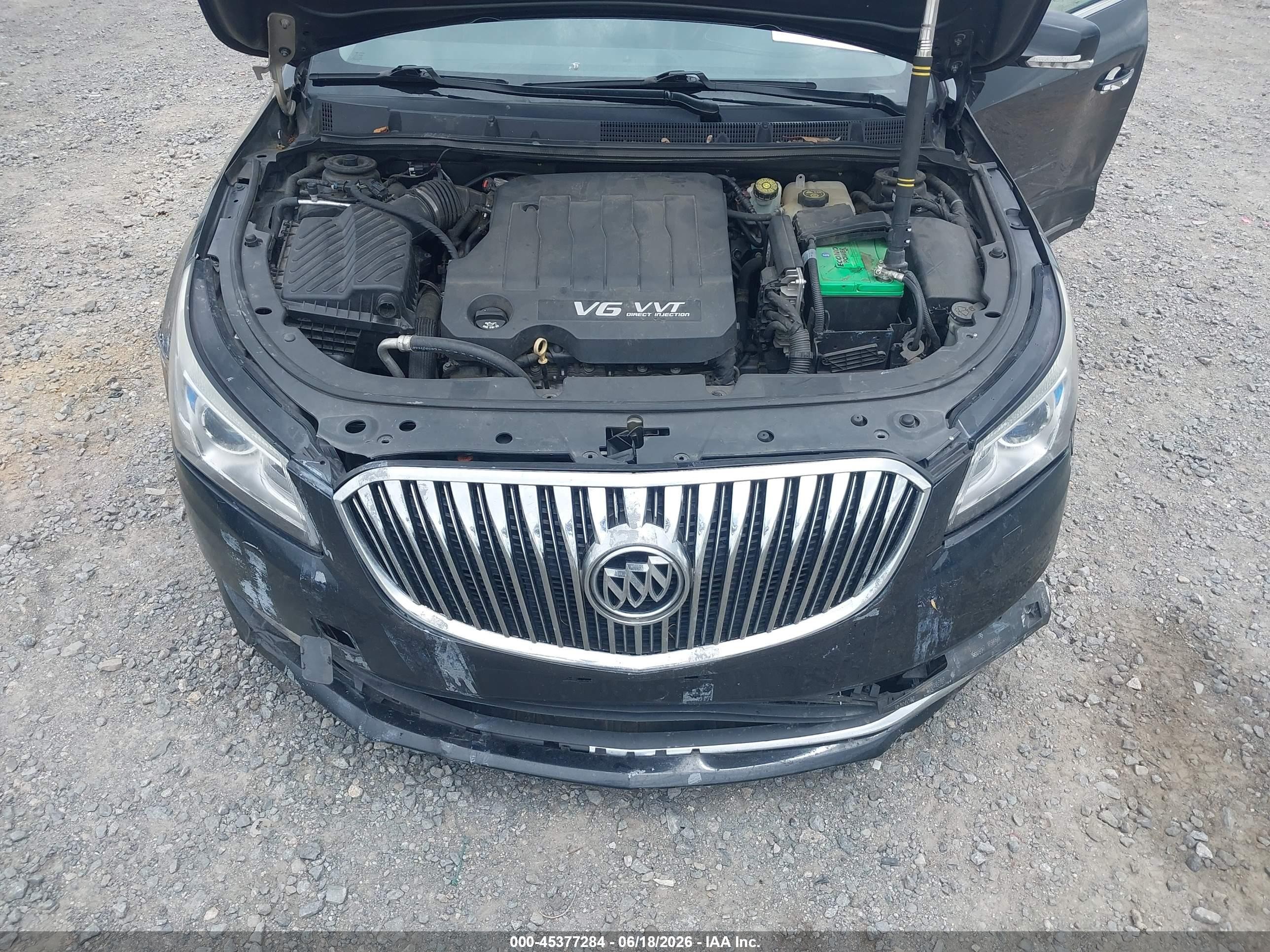 2014 Buick Lacrosse Premium Ii Group Black vin: 1G4GF5G33EF163235