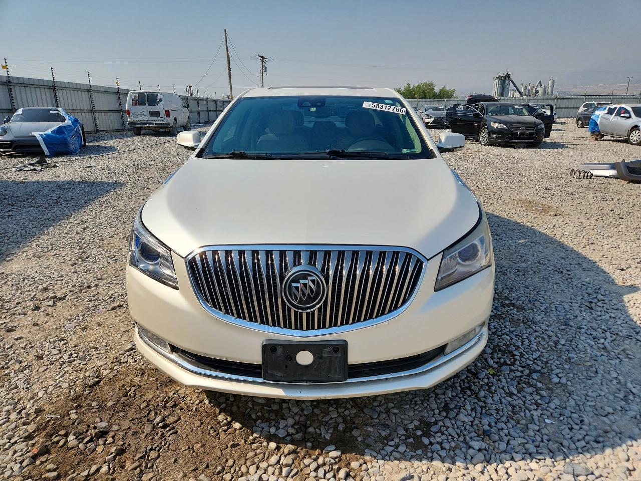 2014 Buick Lacrosse Touring White vin: 1G4GF5G33EF209372
