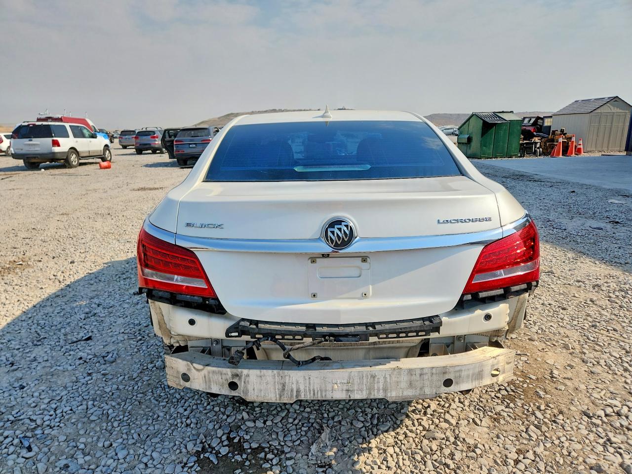2014 Buick Lacrosse Touring White vin: 1G4GF5G33EF209372