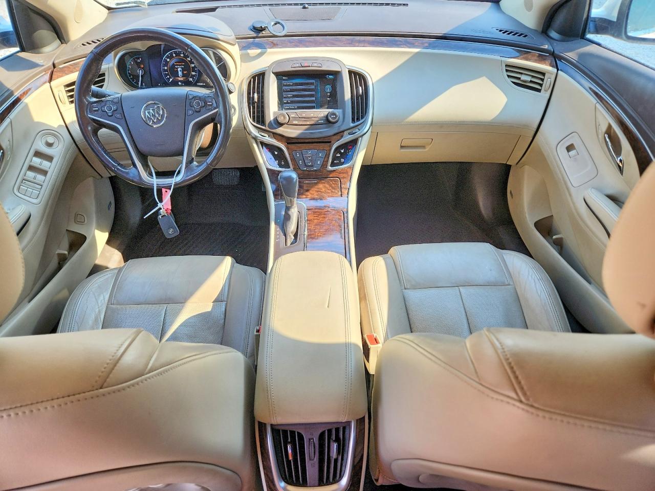 2014 Buick Lacrosse Touring White vin: 1G4GF5G33EF209372