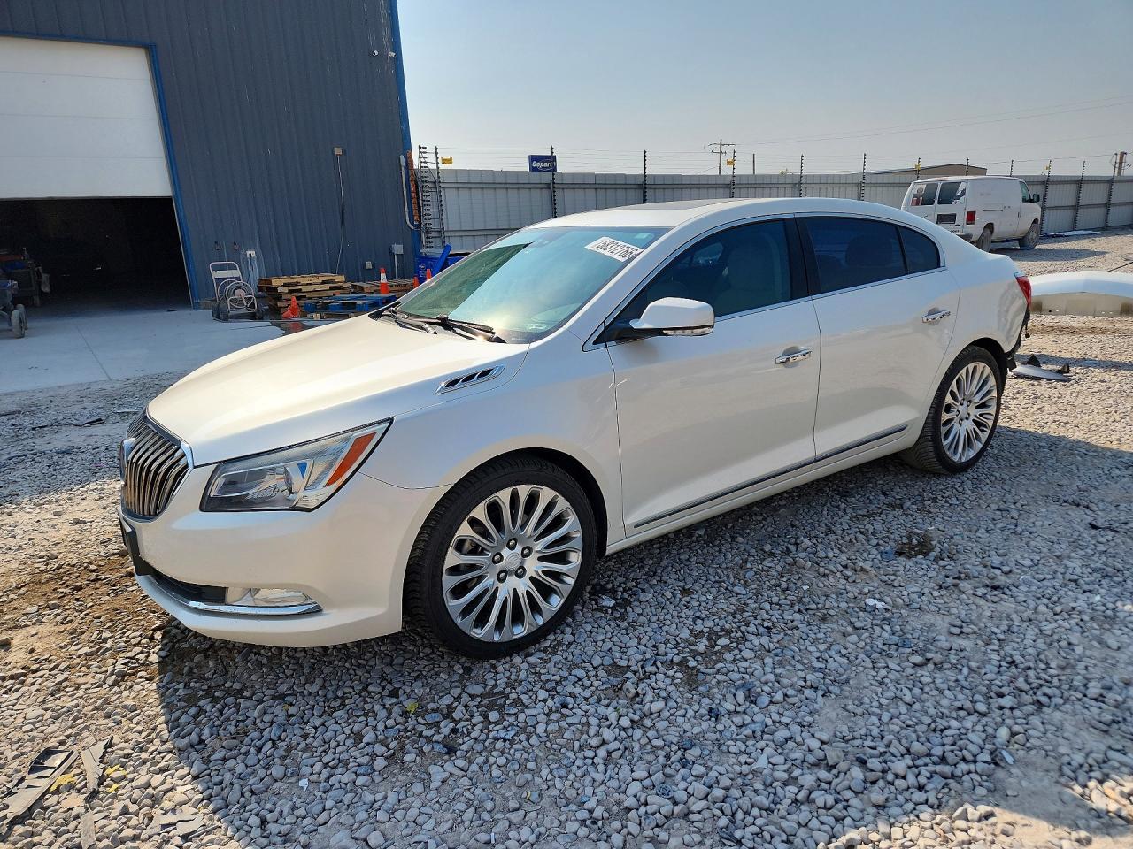 2014 Buick Lacrosse Touring White vin: 1G4GF5G33EF209372