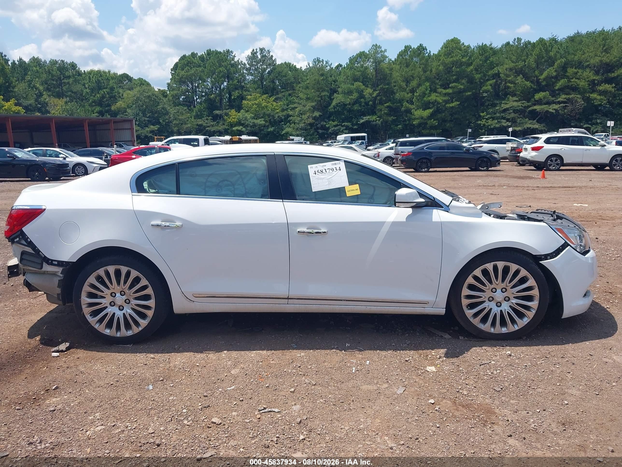 2015 Buick Lacrosse Premium Ii White vin: 1G4GF5G33FF260310