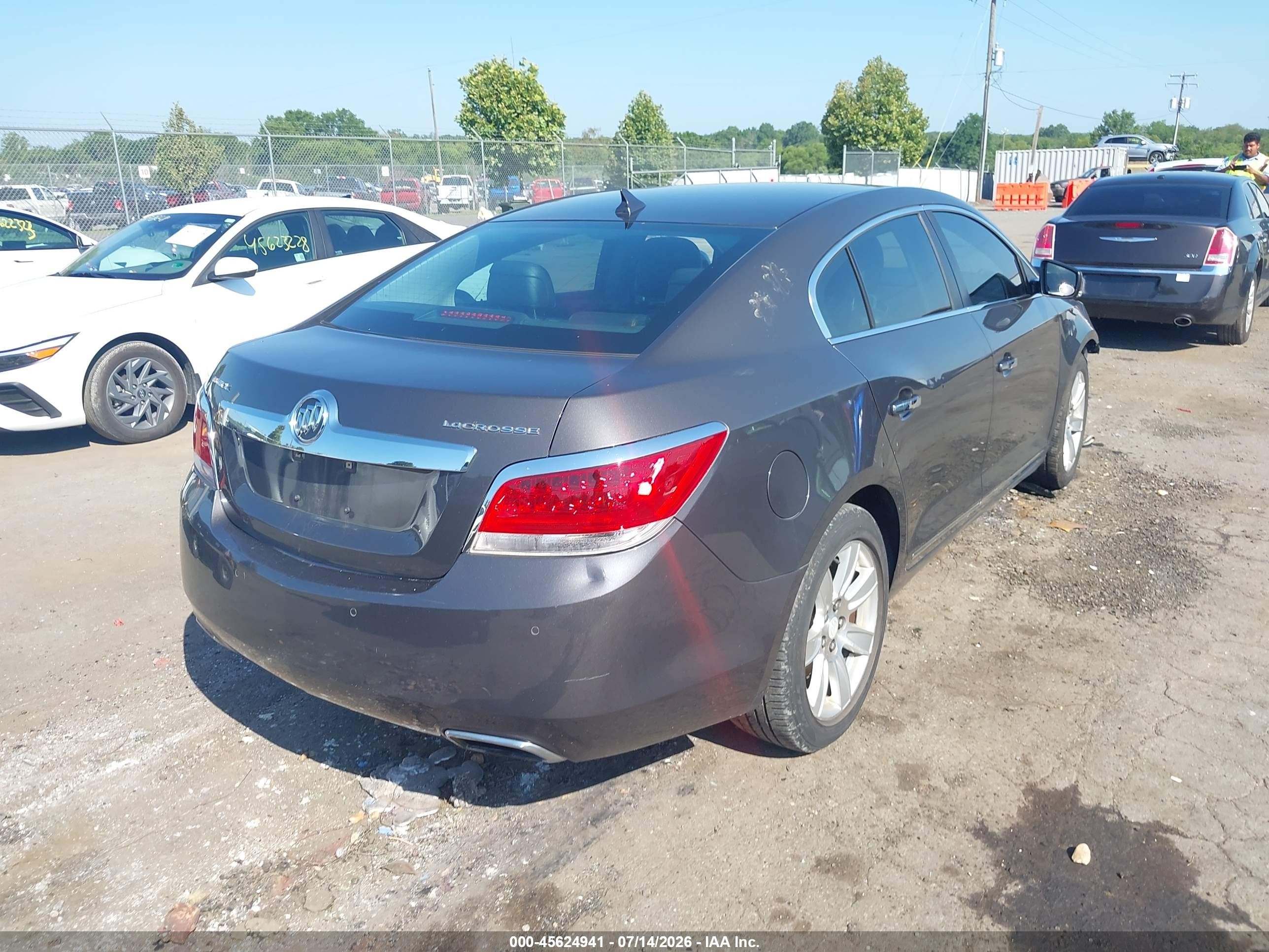 2012 Buick Lacrosse Premium 2 Group Black vin: 1G4GF5G34CF313866