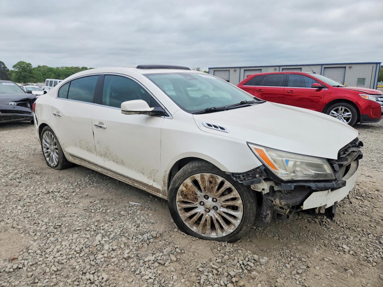 2014 Buick Lacrosse Touring Белый vin: 1G4GF5G34EF102721