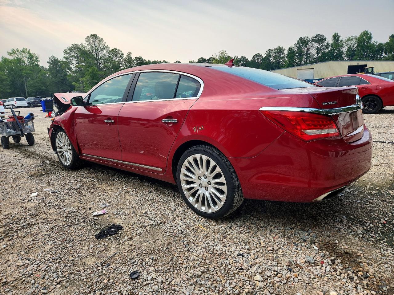 2014 Buick Lacrosse Touring Red vin: 1G4GF5G34EF216542