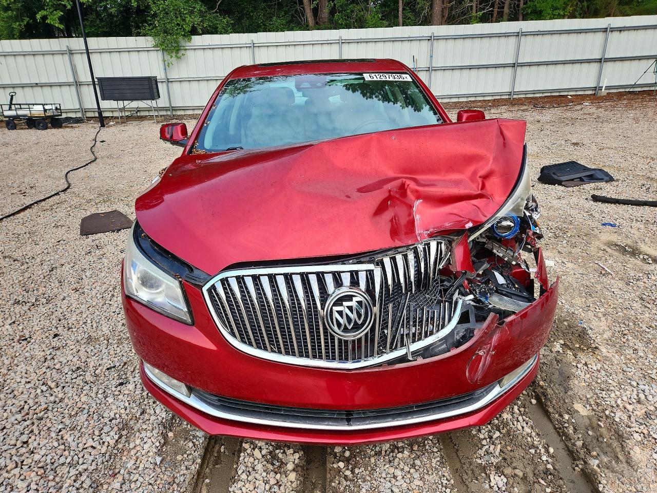 2014 Buick Lacrosse Touring Red vin: 1G4GF5G34EF216542