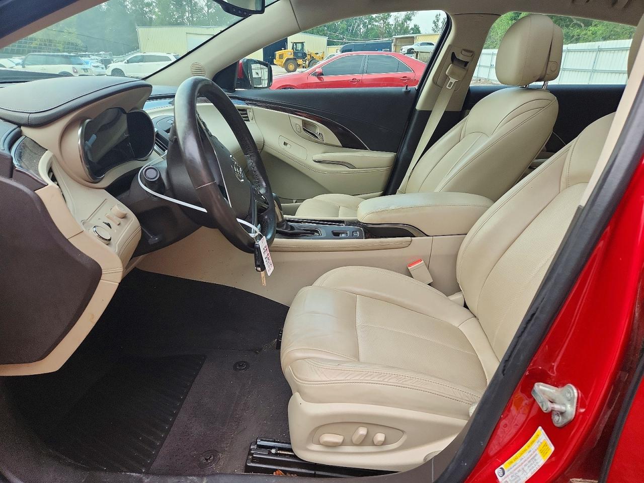 2014 Buick Lacrosse Touring Red vin: 1G4GF5G34EF216542
