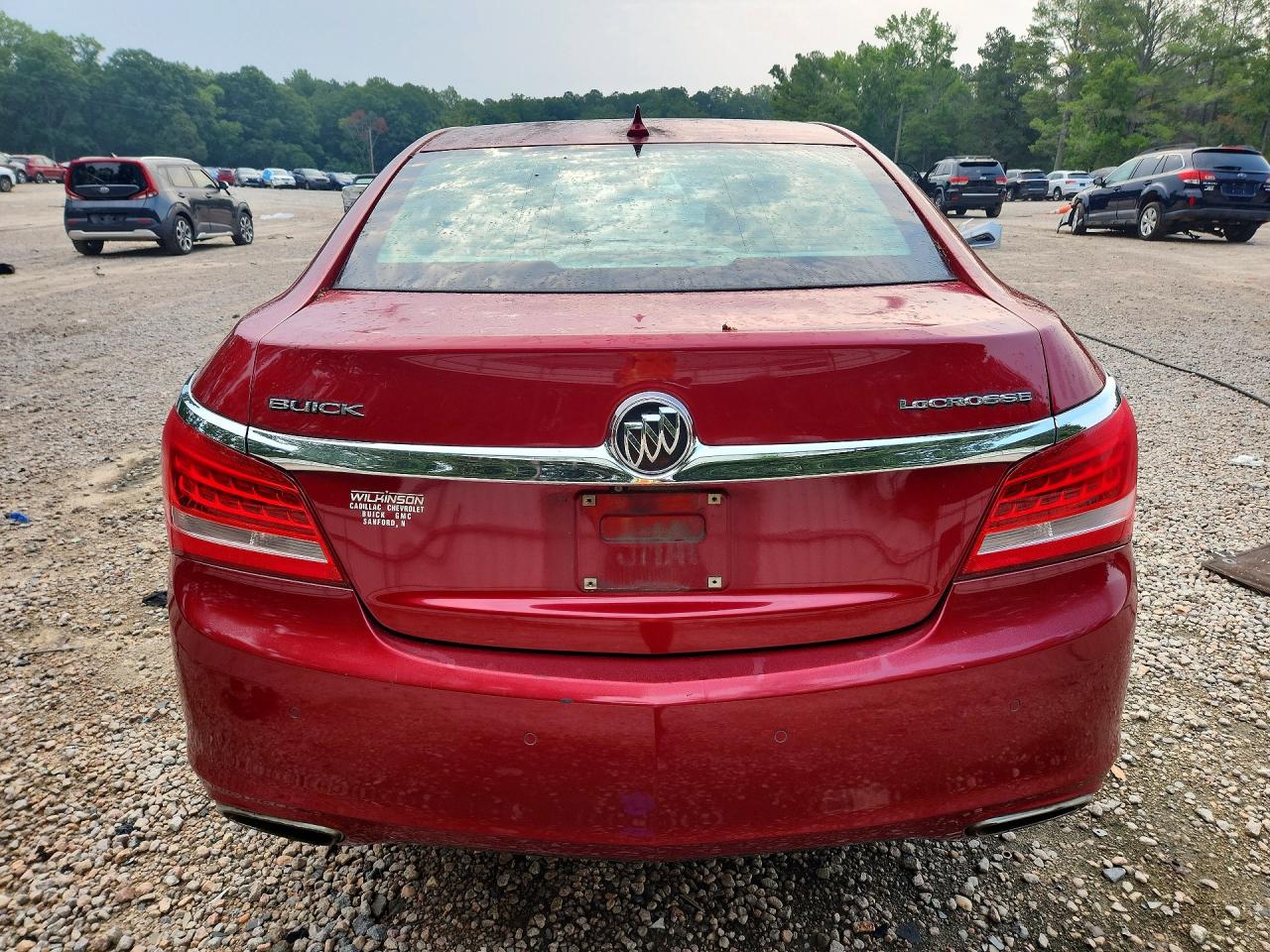 2014 Buick Lacrosse Touring Red vin: 1G4GF5G34EF216542