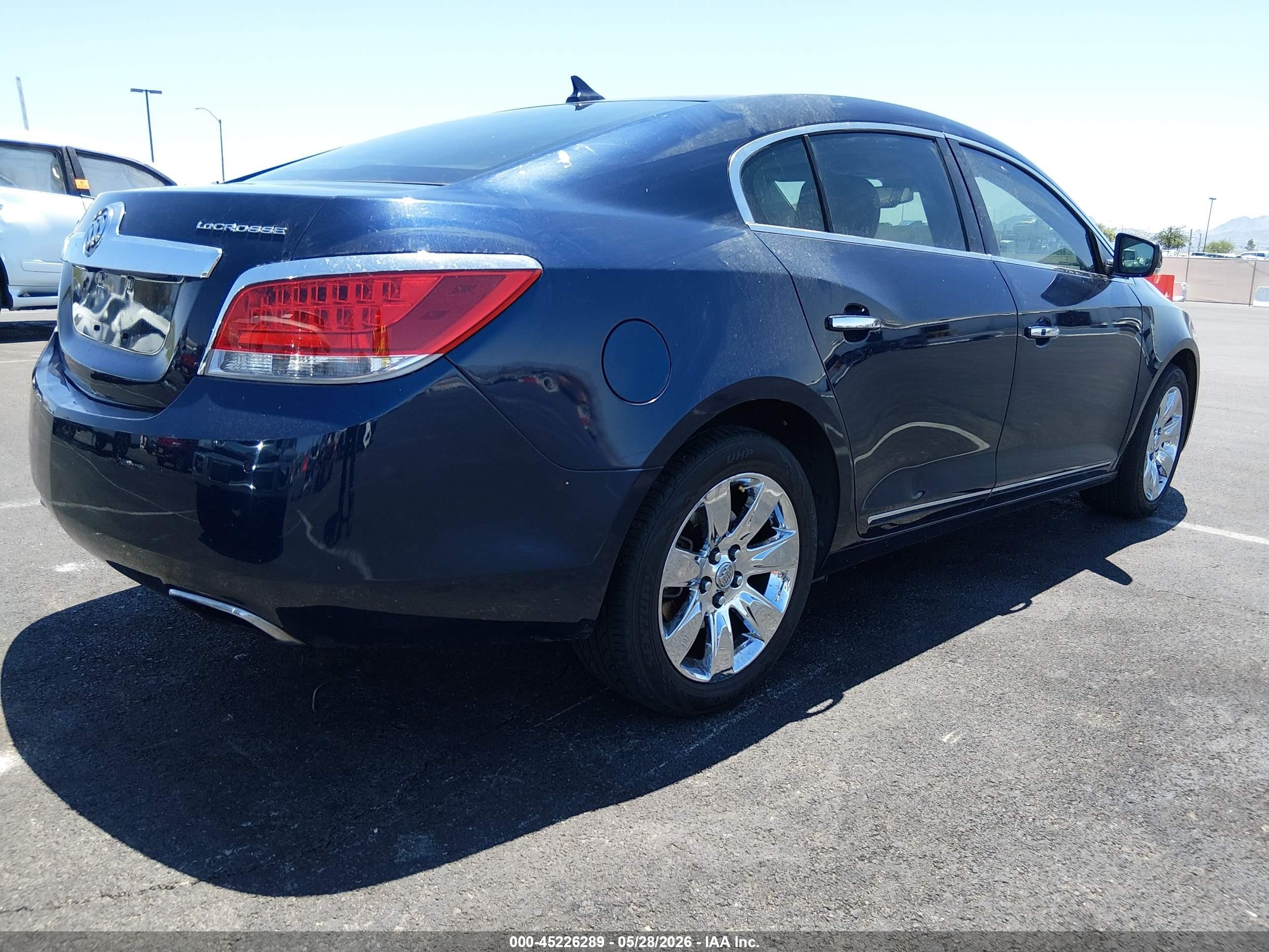 2012 Buick Lacrosse Premium 2 Group Blue vin: 1G4GF5G35CF278867