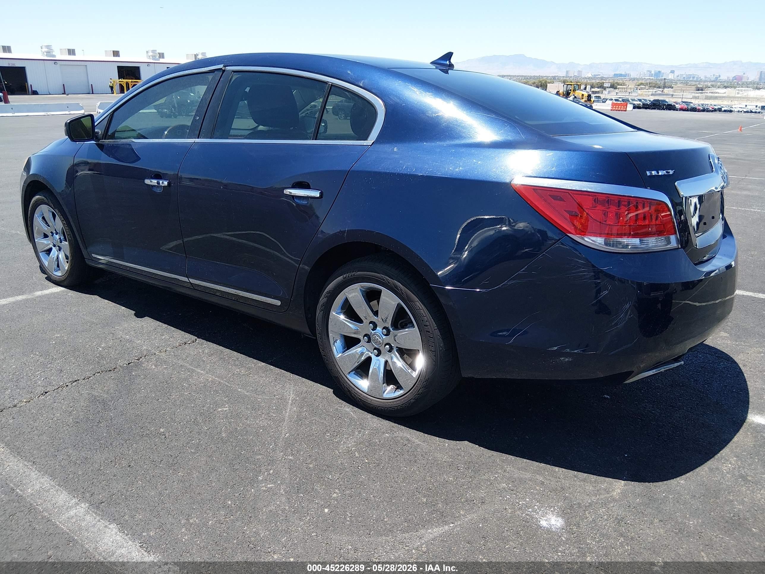 2012 Buick Lacrosse Premium 2 Group Blue vin: 1G4GF5G35CF278867