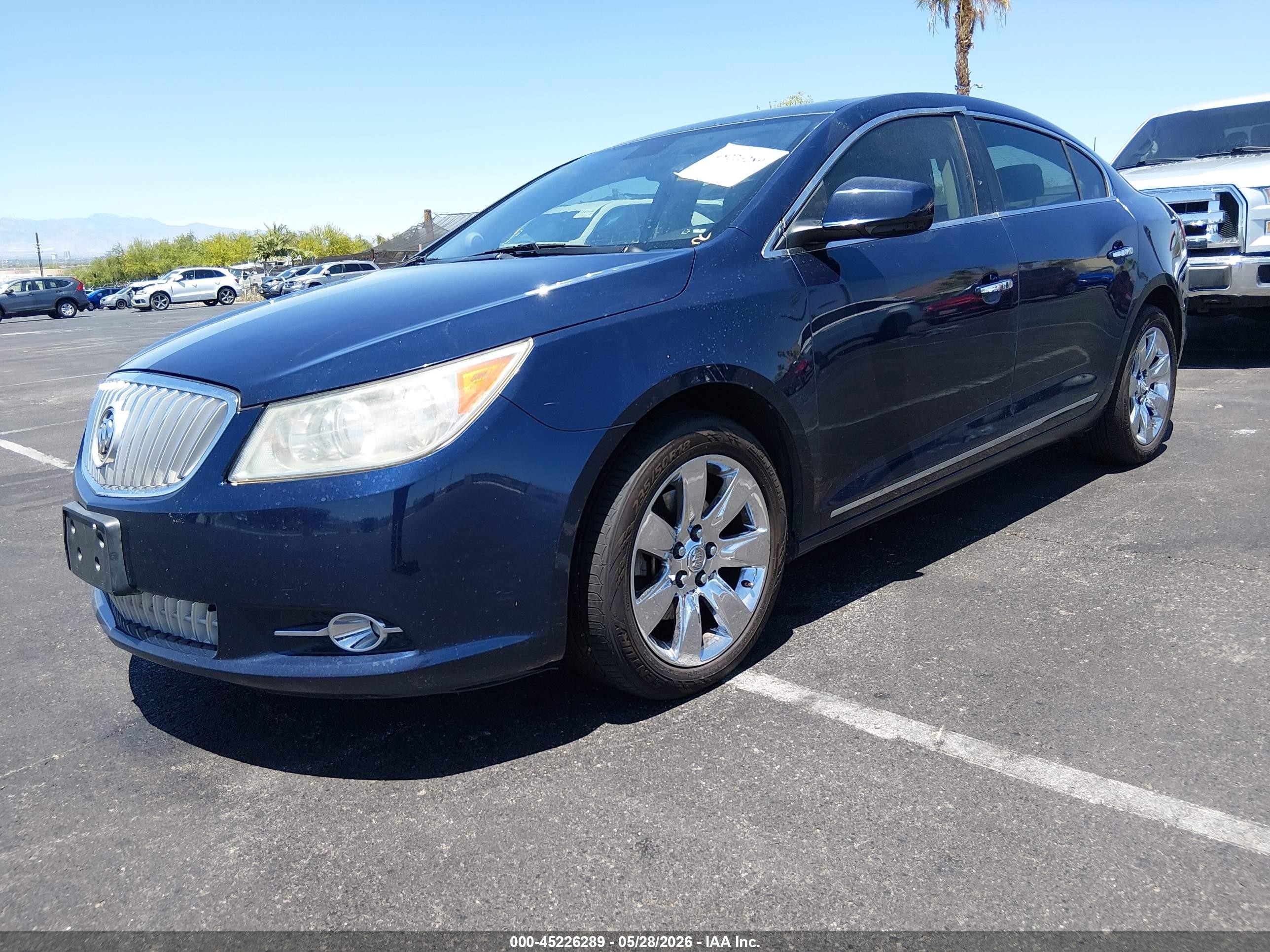 2012 Buick Lacrosse Premium 2 Group Blue vin: 1G4GF5G35CF278867