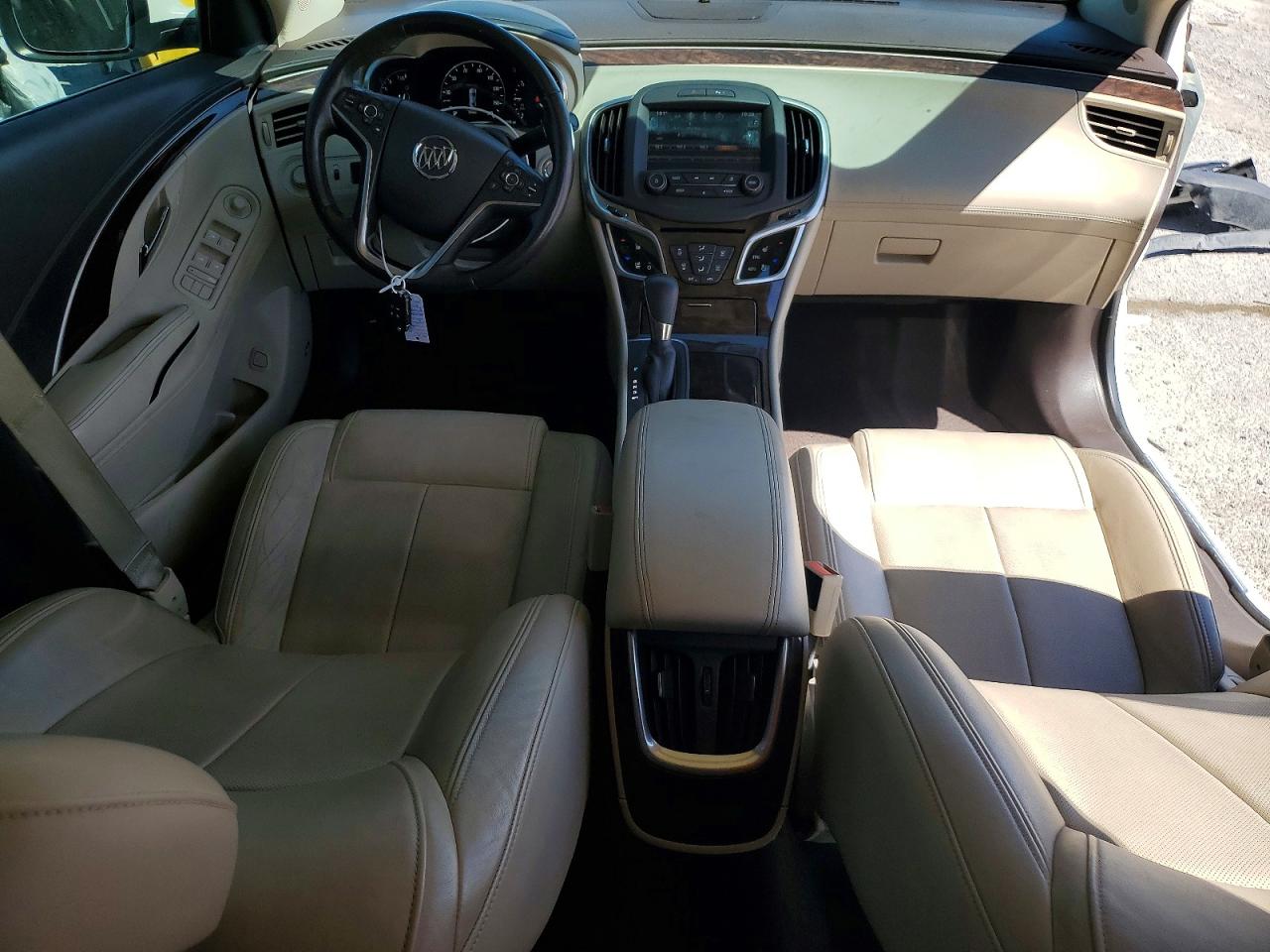 2014 Buick Lacrosse Touring White vin: 1G4GF5G35EF204349