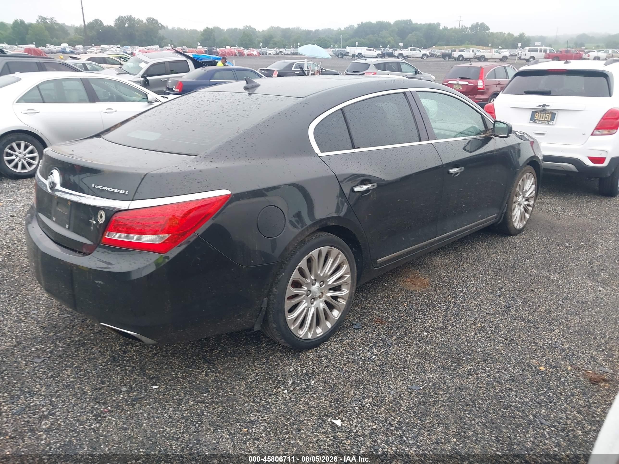 2014 Buick Lacrosse Premium Ii Group Black vin: 1G4GF5G35EF262736
