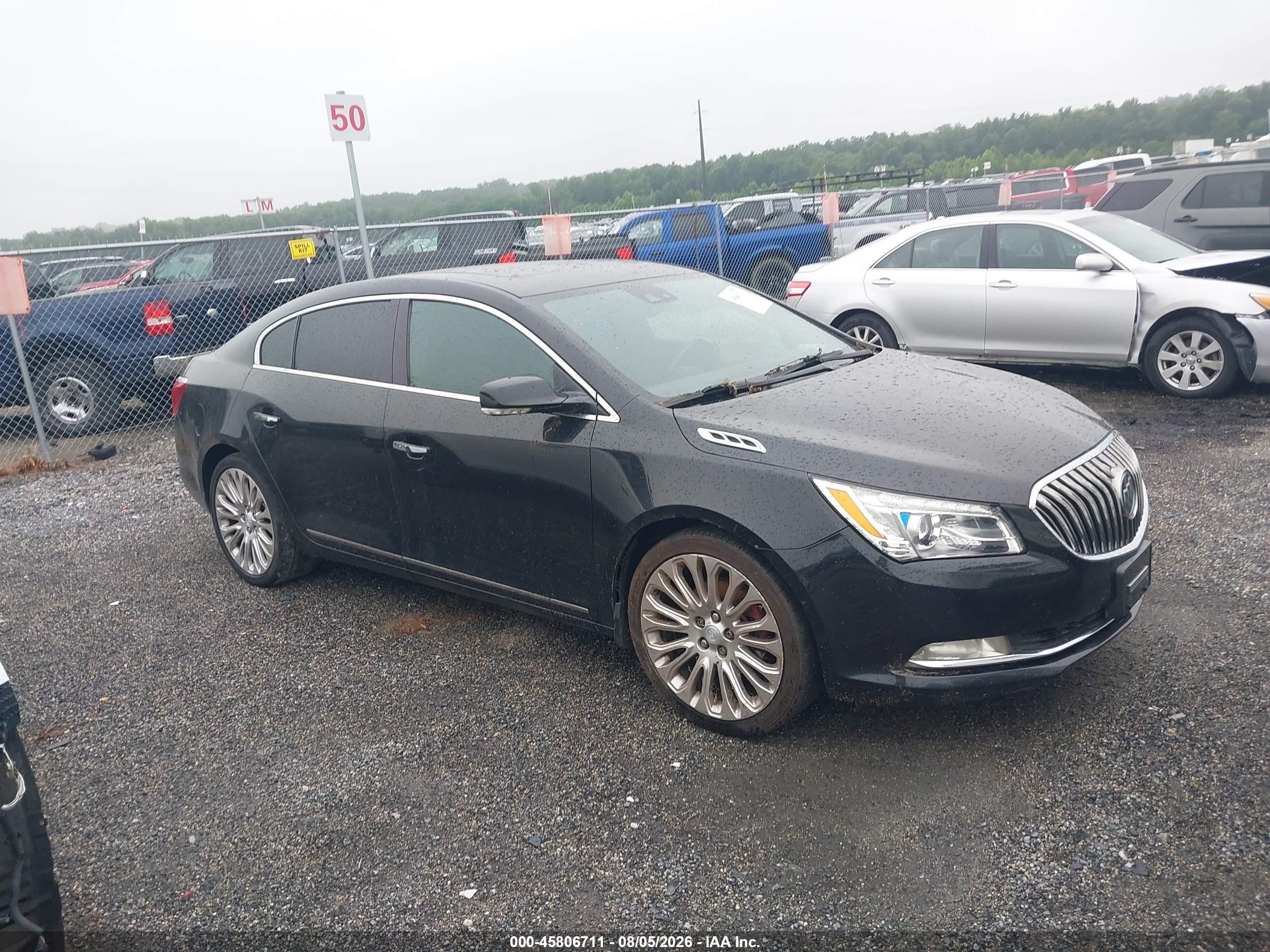 2014 Buick Lacrosse Premium Ii Group Black vin: 1G4GF5G35EF262736